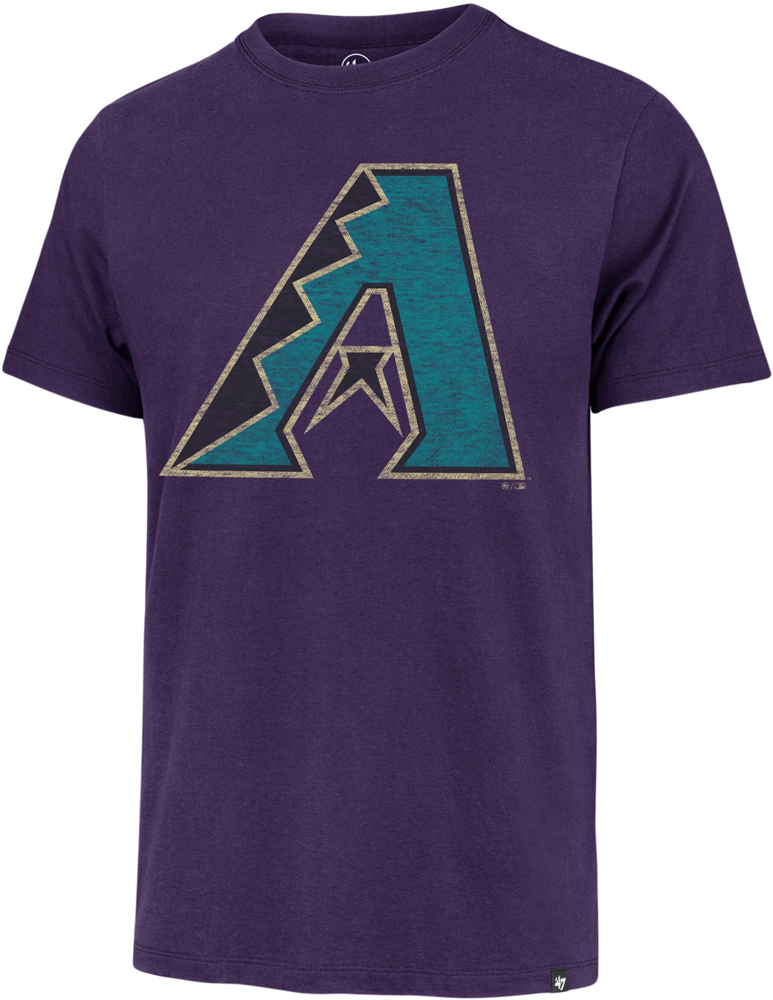'47 Men's Arizona Diamondbacks Purple Franklin Cooperstown T-Shirt