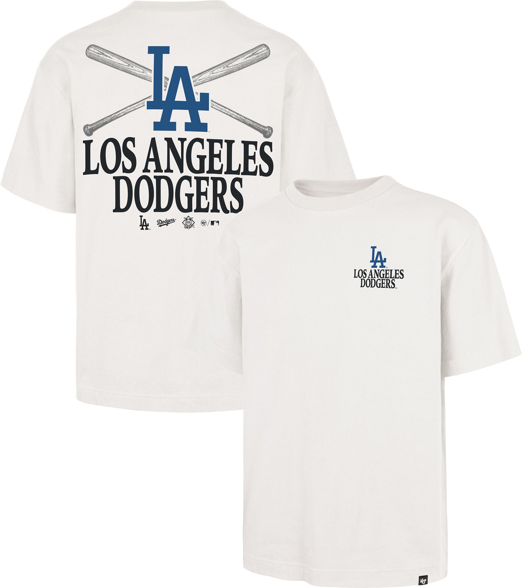 '47 Men's Los Angeles Dodgers Sandstone Foundation T-Shirt