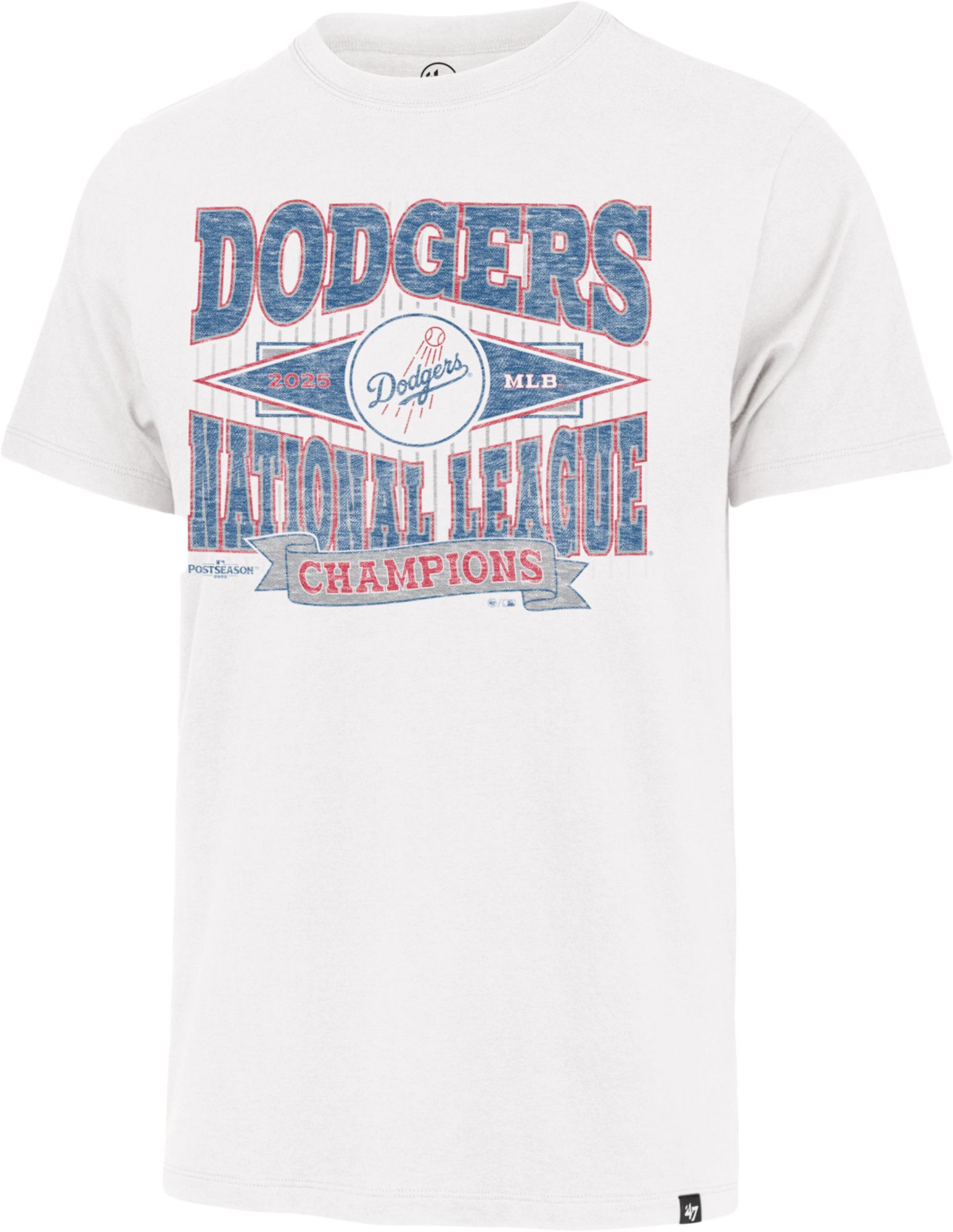 '47 Men's Los Angeles Dodgers 2025 NLCS Champions Franklin T-Shirt