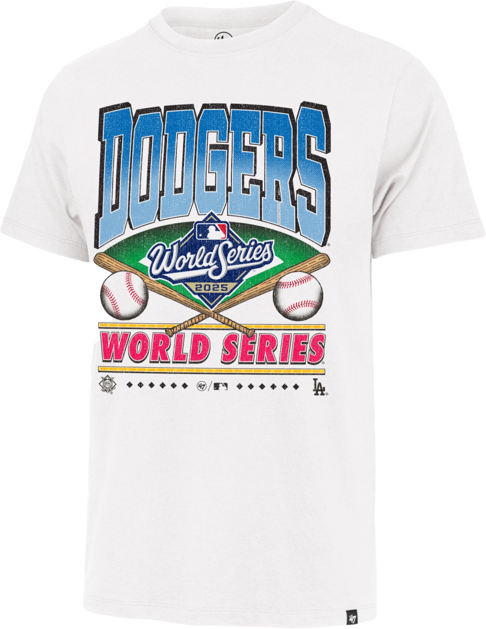 '47 Men's Los Angeles Dodgers 2025 World Series Bound Franklin T-Shirt