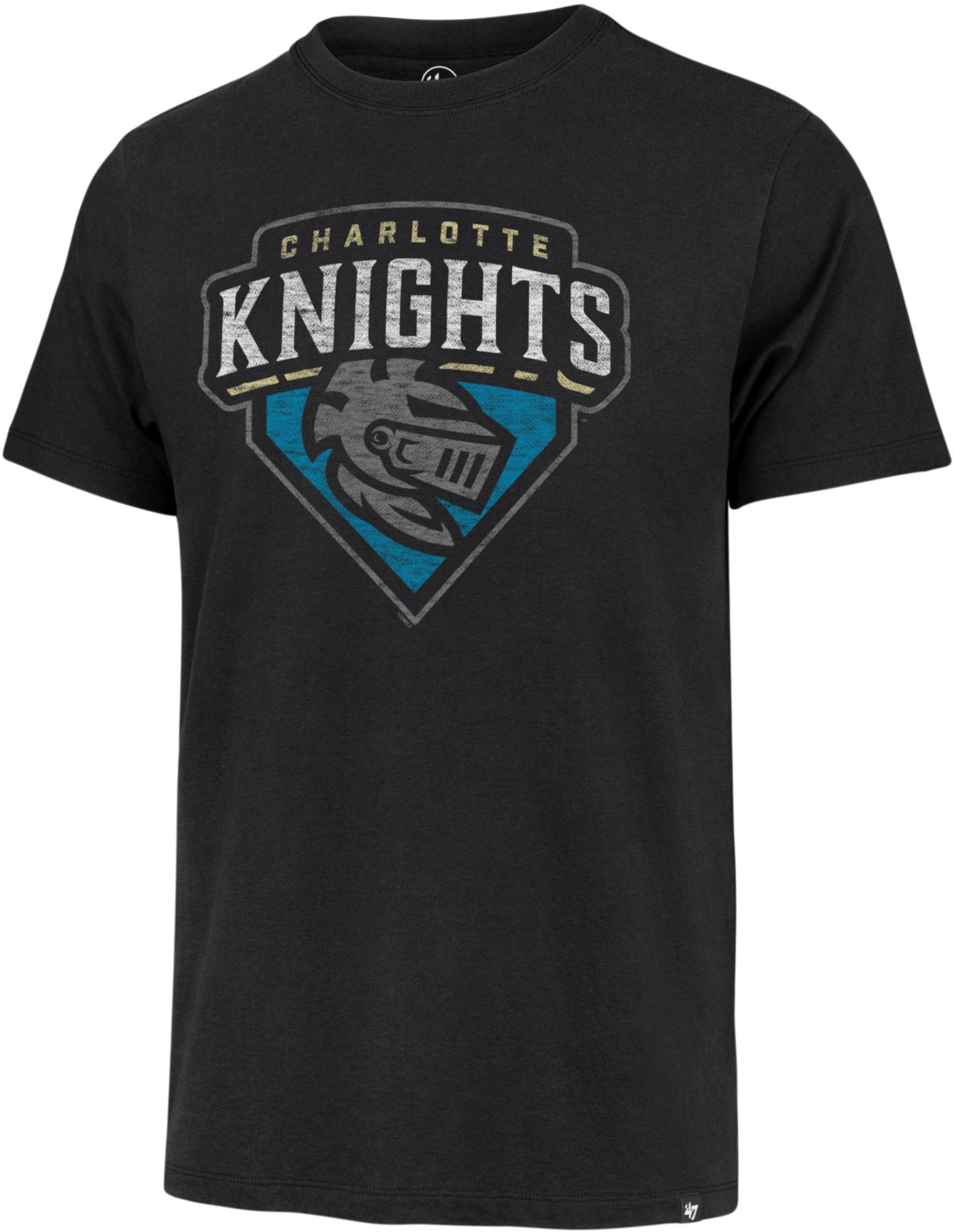 '47 Men's Charlotte Knights Black Premium Franklin T-Shirt