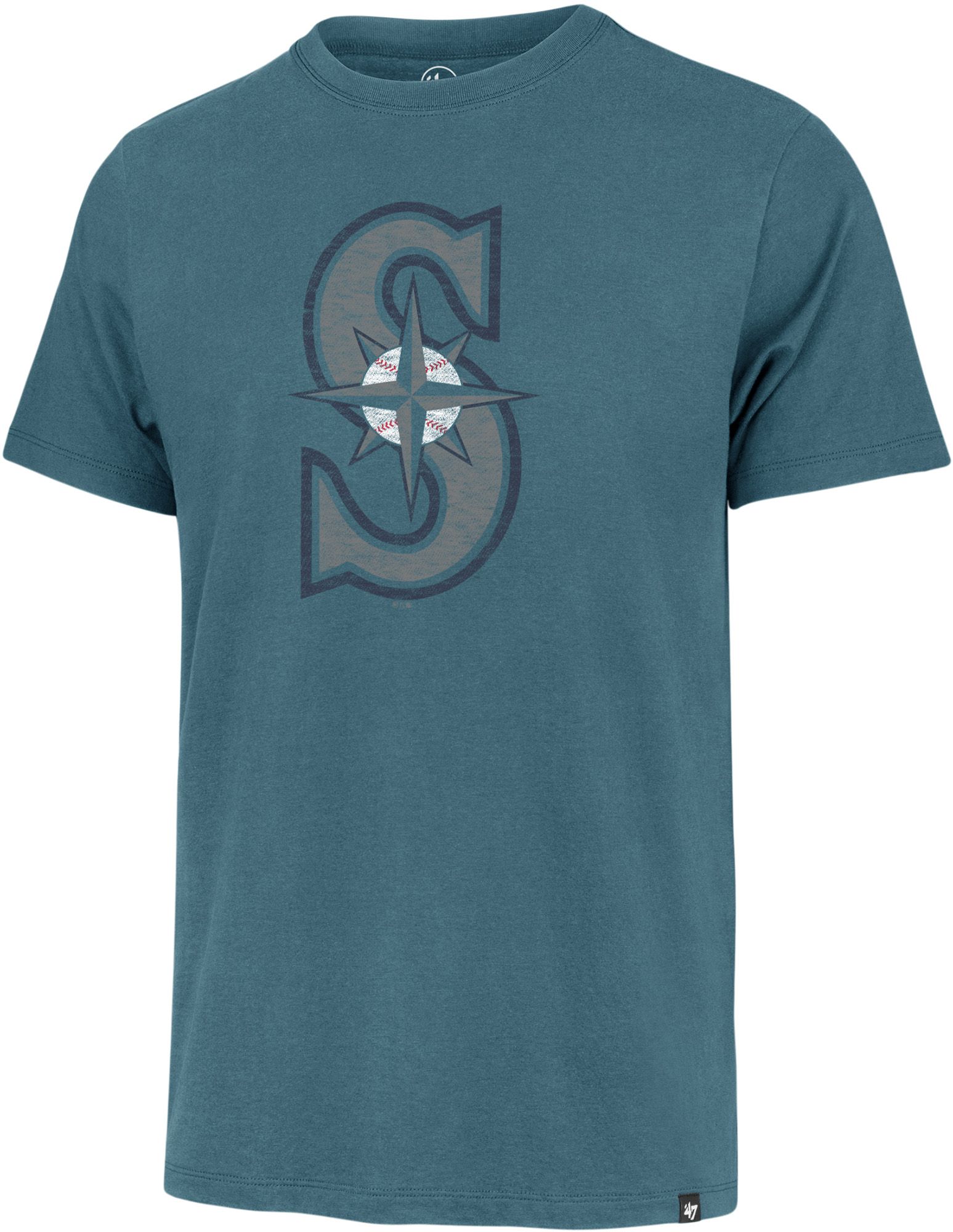 '47 Men's Seattle Mariners Teal Cooperstown Premier Franklin T-Shirt