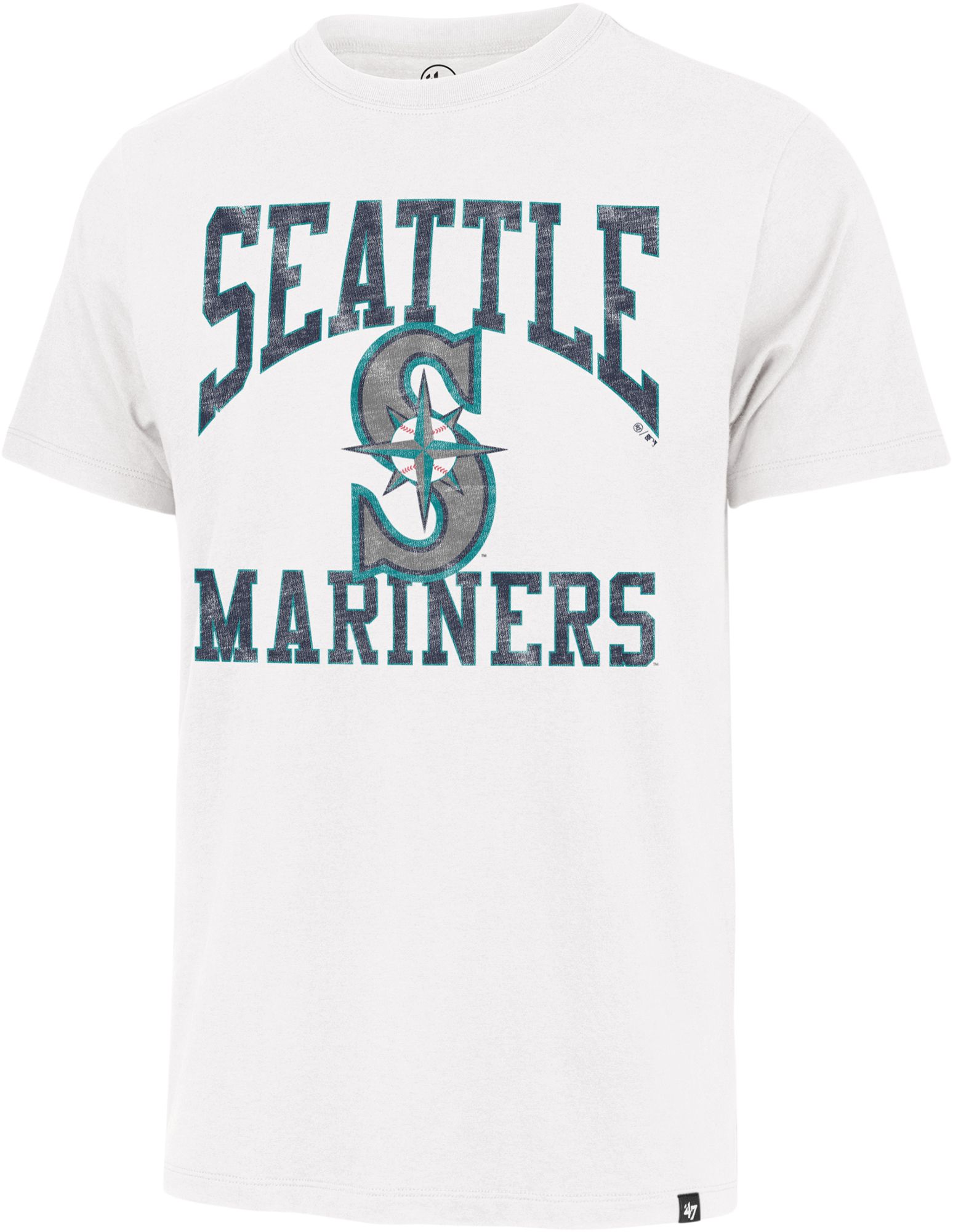 '47 Men's Seattle Mariners White Wash Franklin T-Shirt