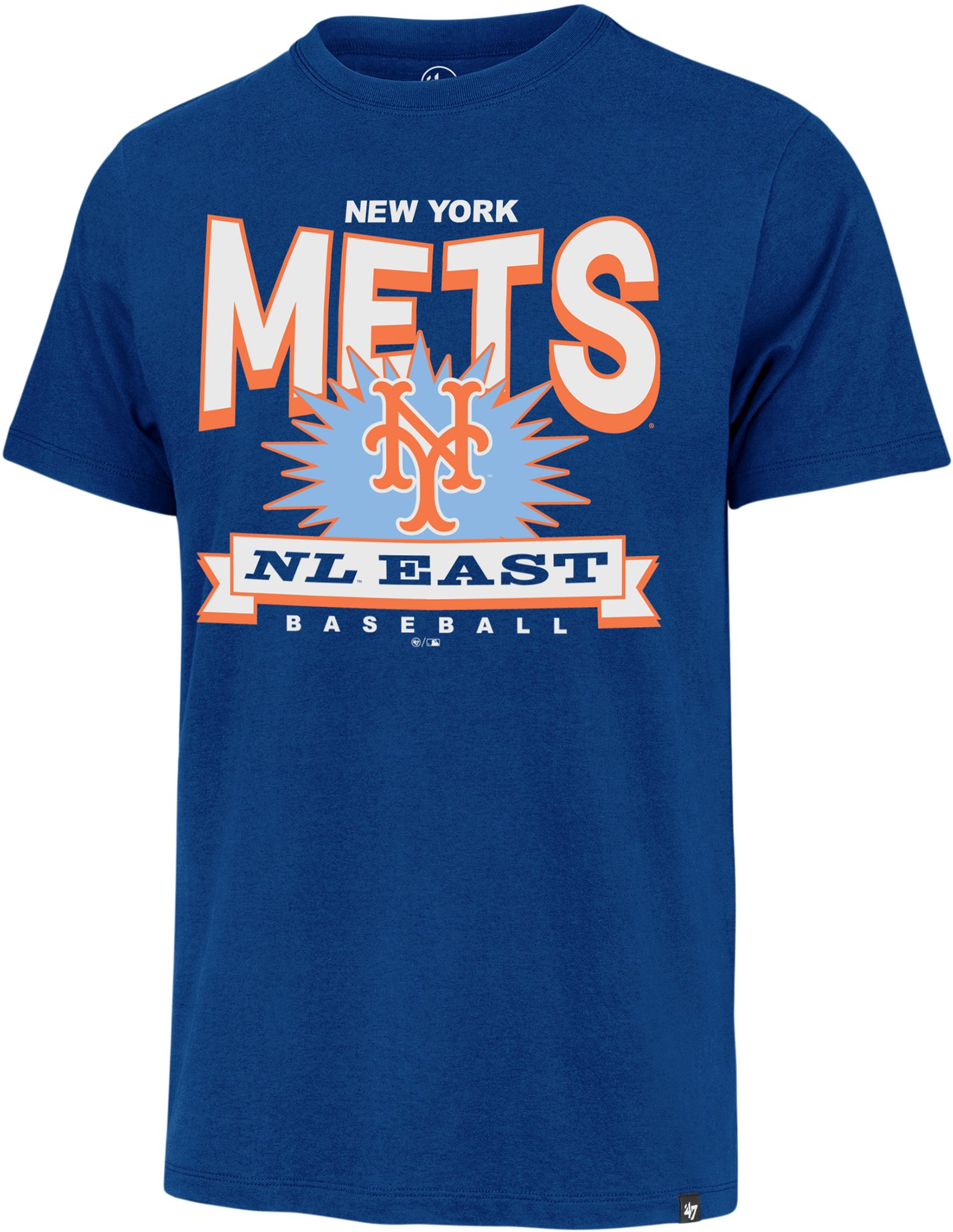 '47 Men's New York Mets Blue Franklin Cooperstown T-Shirt