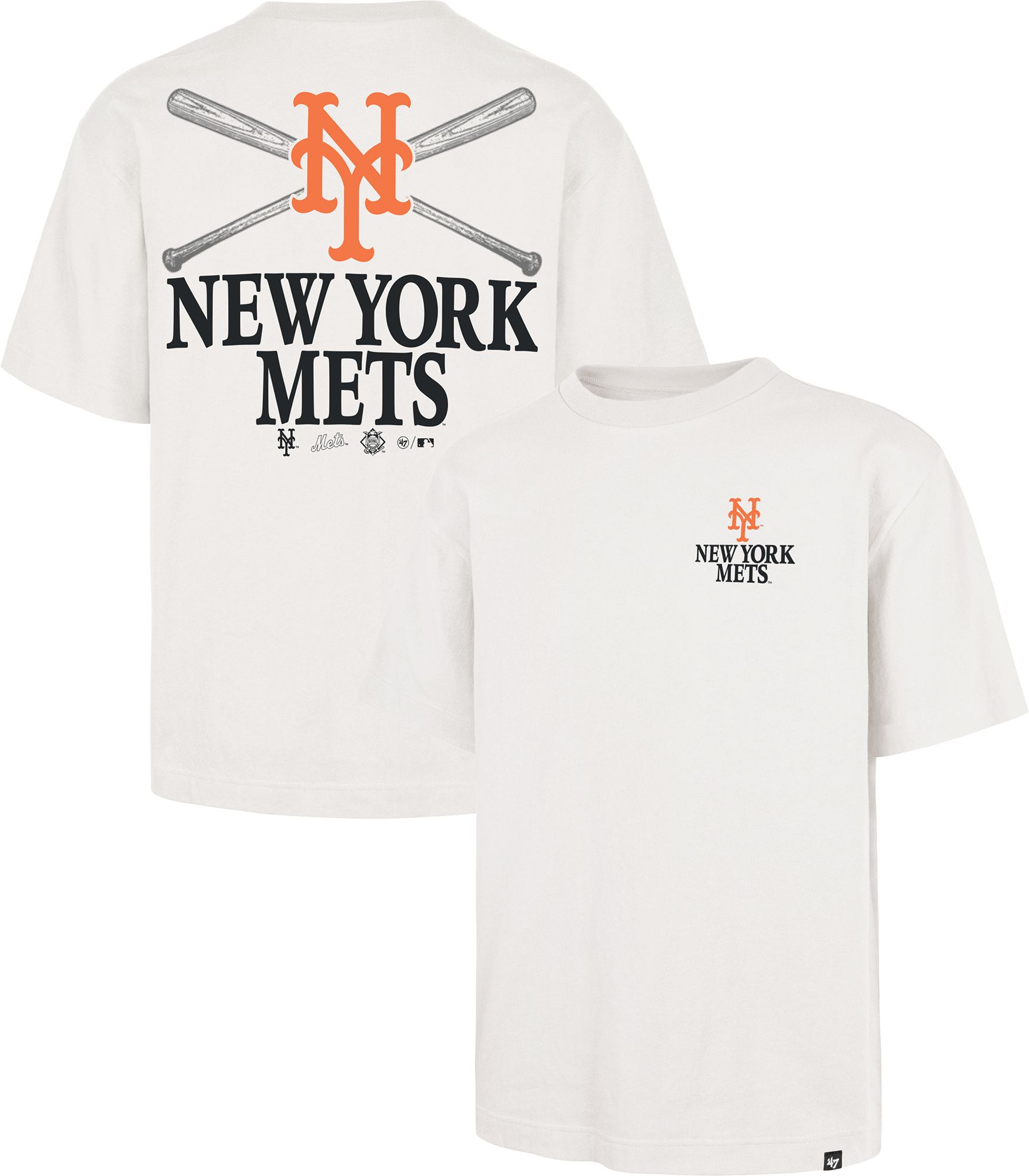 '47 Men's New York Mets Sandstone Foundation T-Shirt