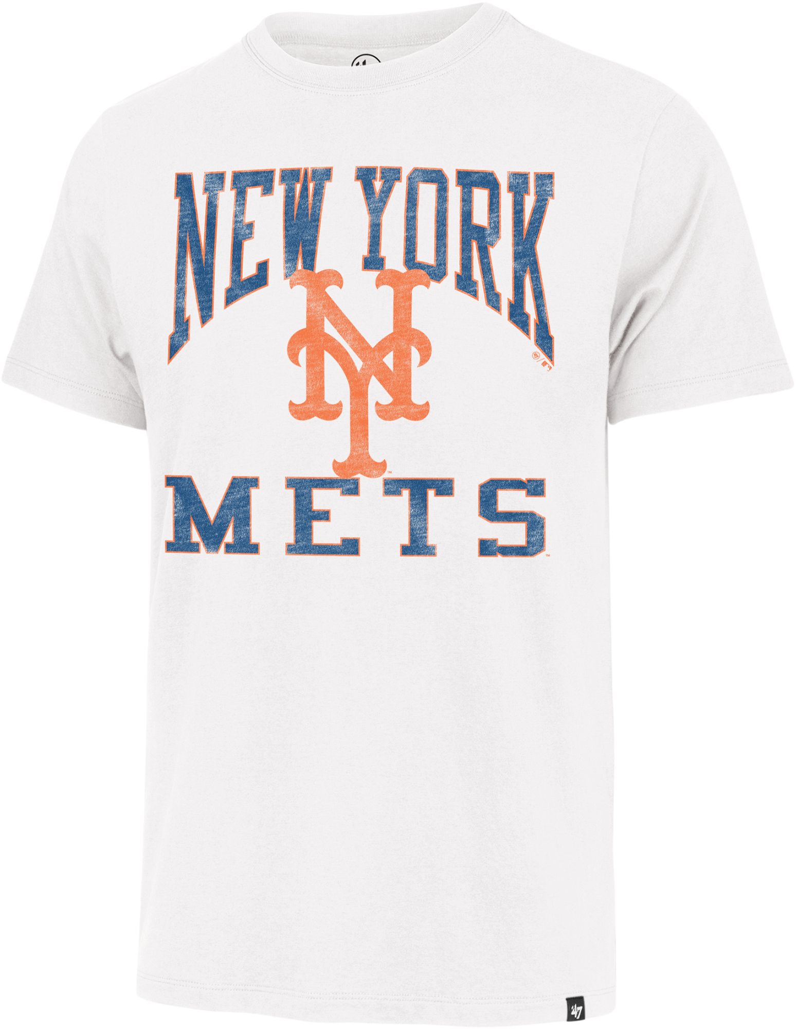 '47 Men's New York Mets White Wash Franklin T-Shirt
