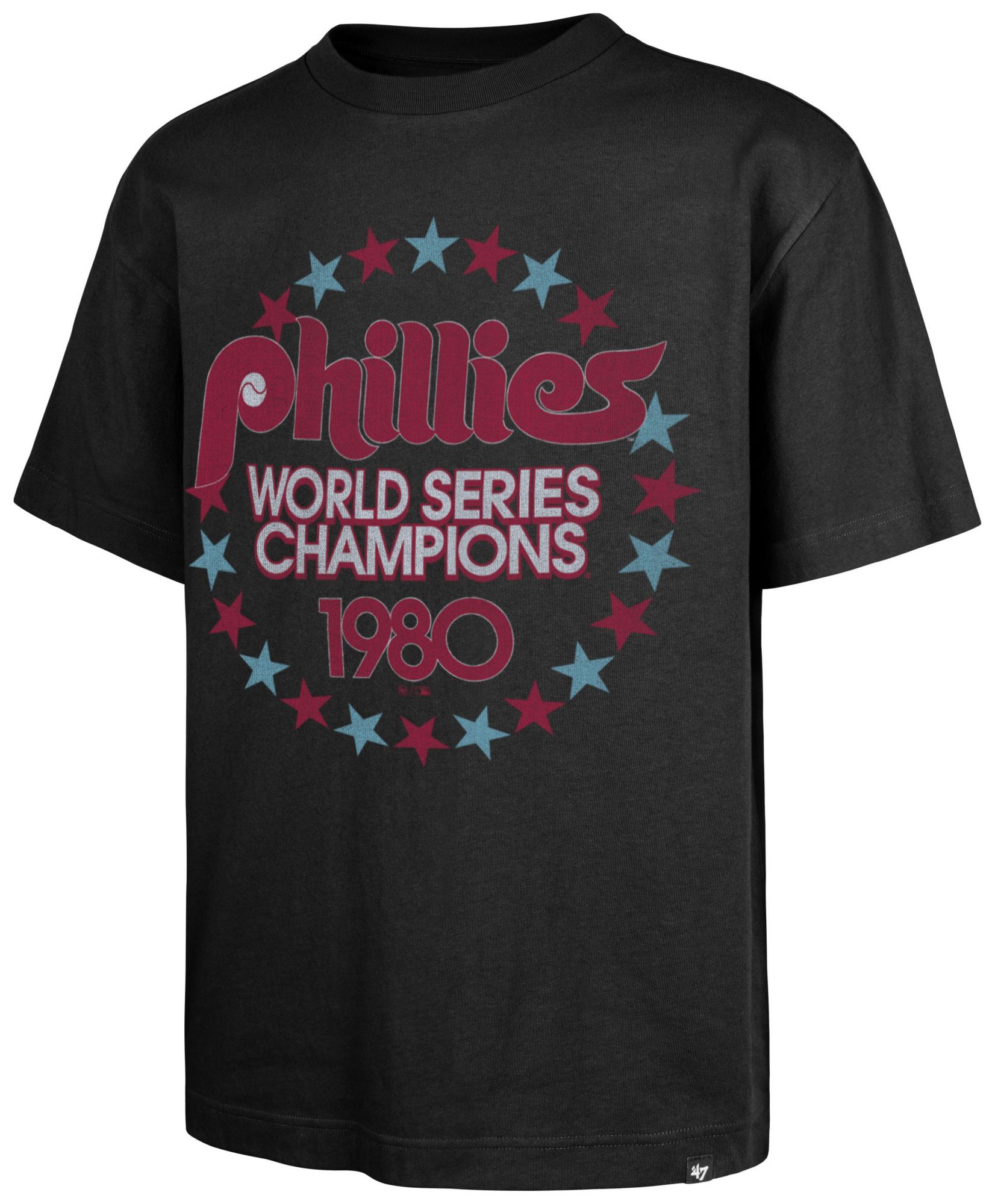 '47 Men's Philadelphia Phillies Black Sigma Foundation T-Shirt