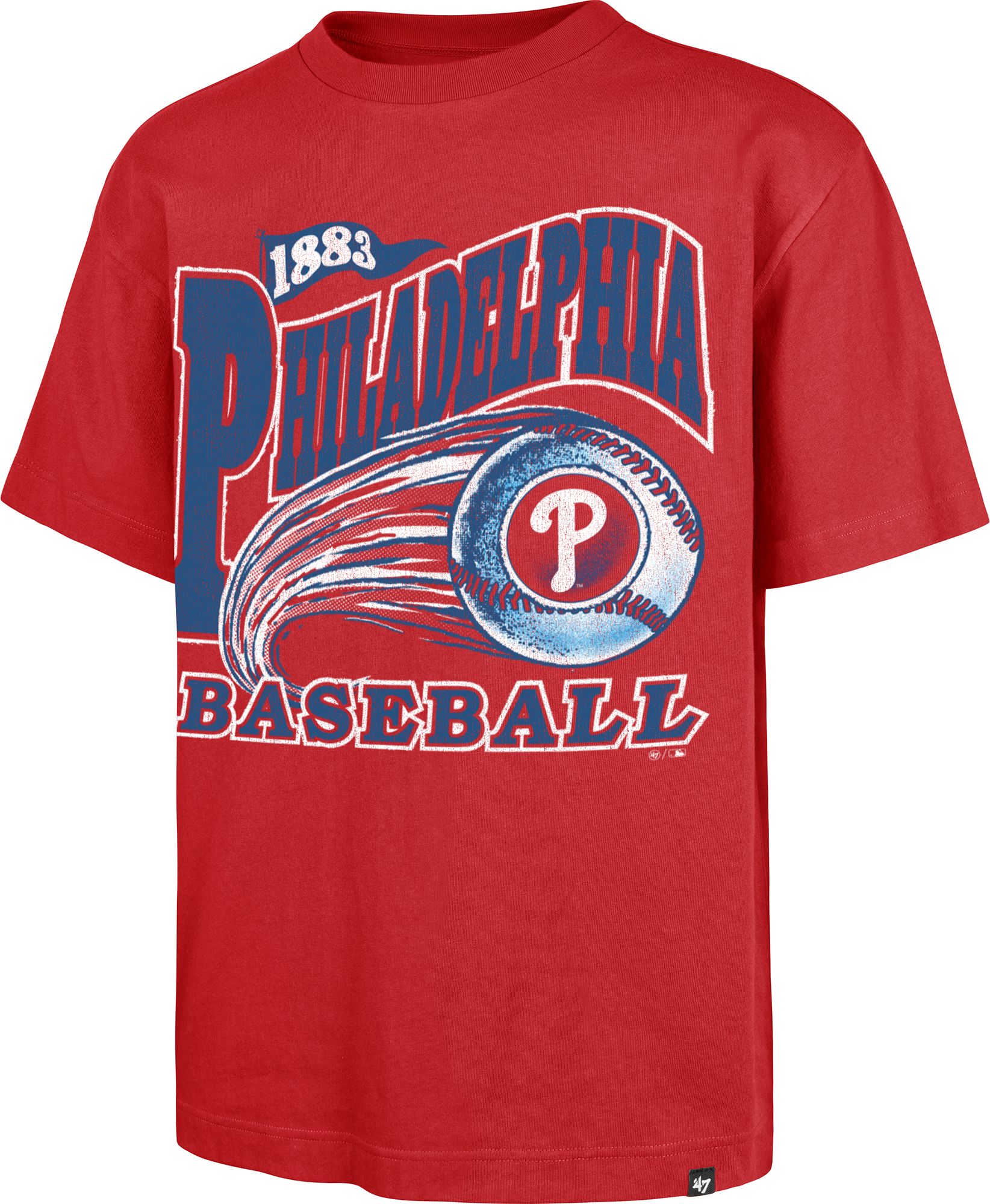 '47 Men's Philadelphia Phillies Red Foundation T-Shirt