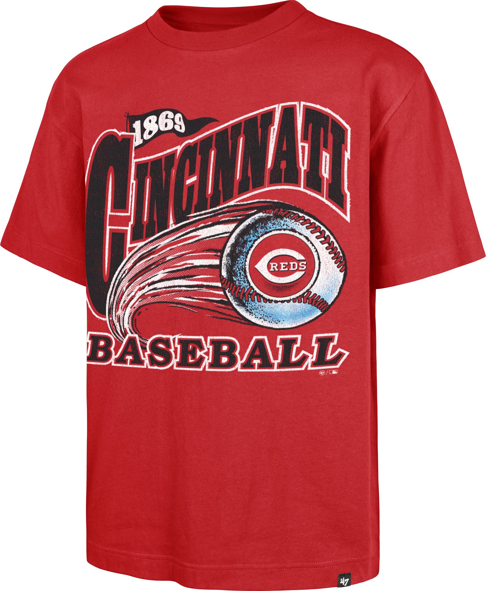 '47 Men's Cincinnati Reds Red Foundation T-Shirt
