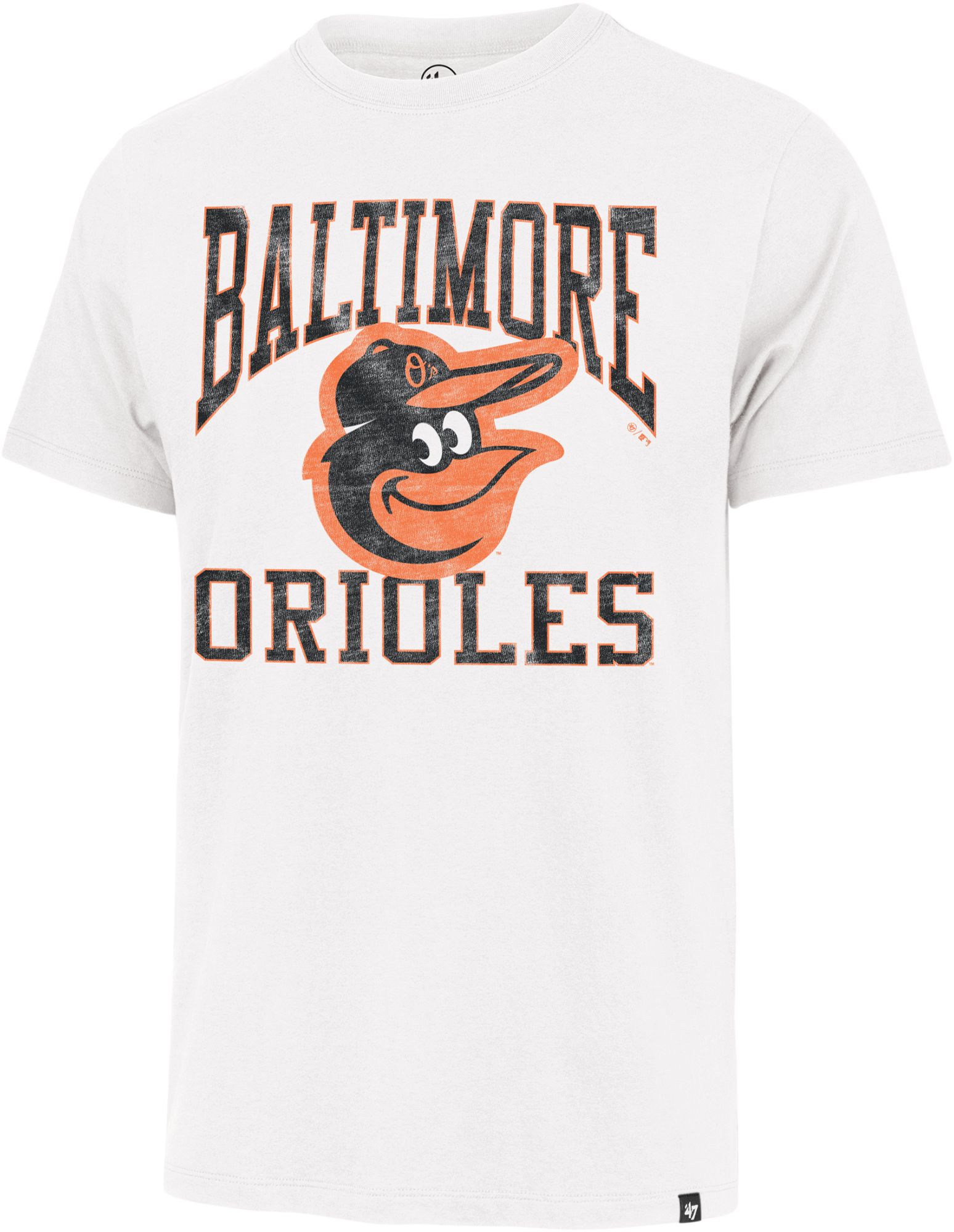 '47 Men's Baltimore Orioles White Wash Franklin T-Shirt