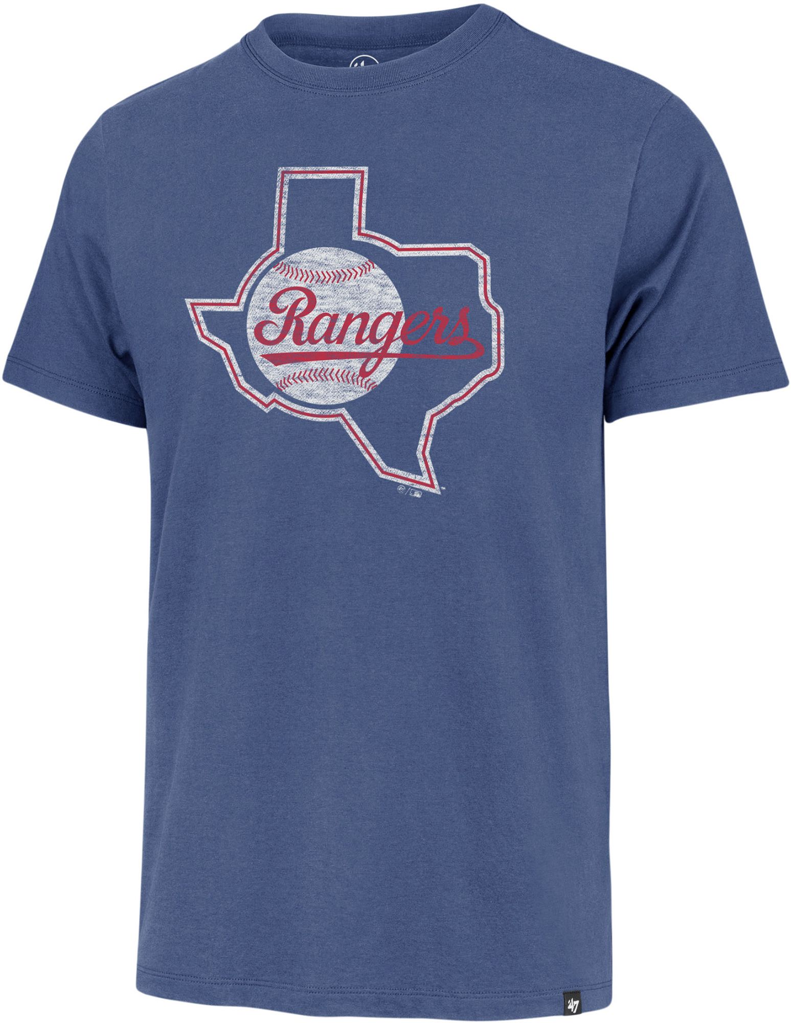 '47 Men's Texas Rangers Blue Premier Franklin T-Shirt