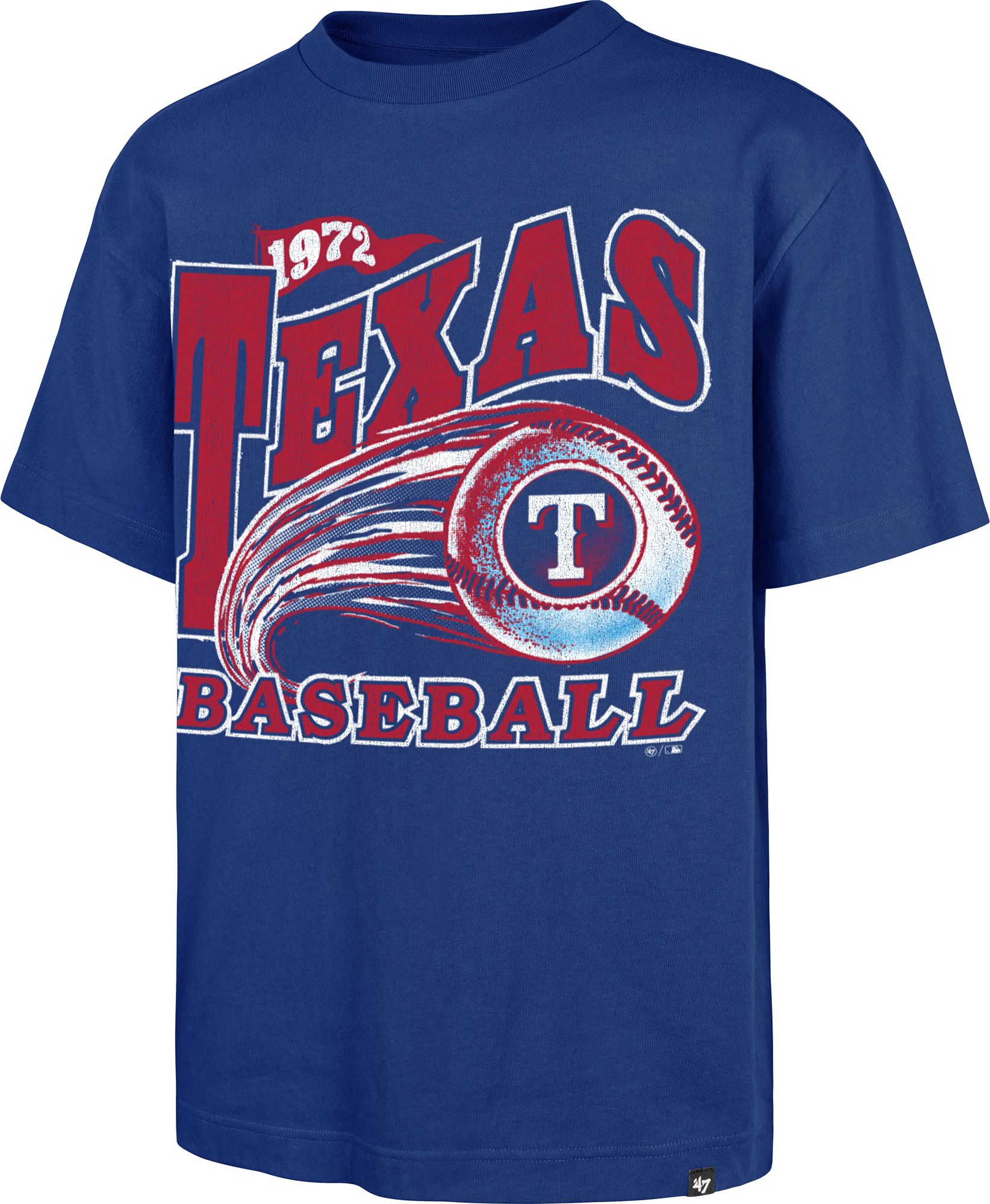 '47 Men's Texas Rangers Royal Foundation T-Shirt