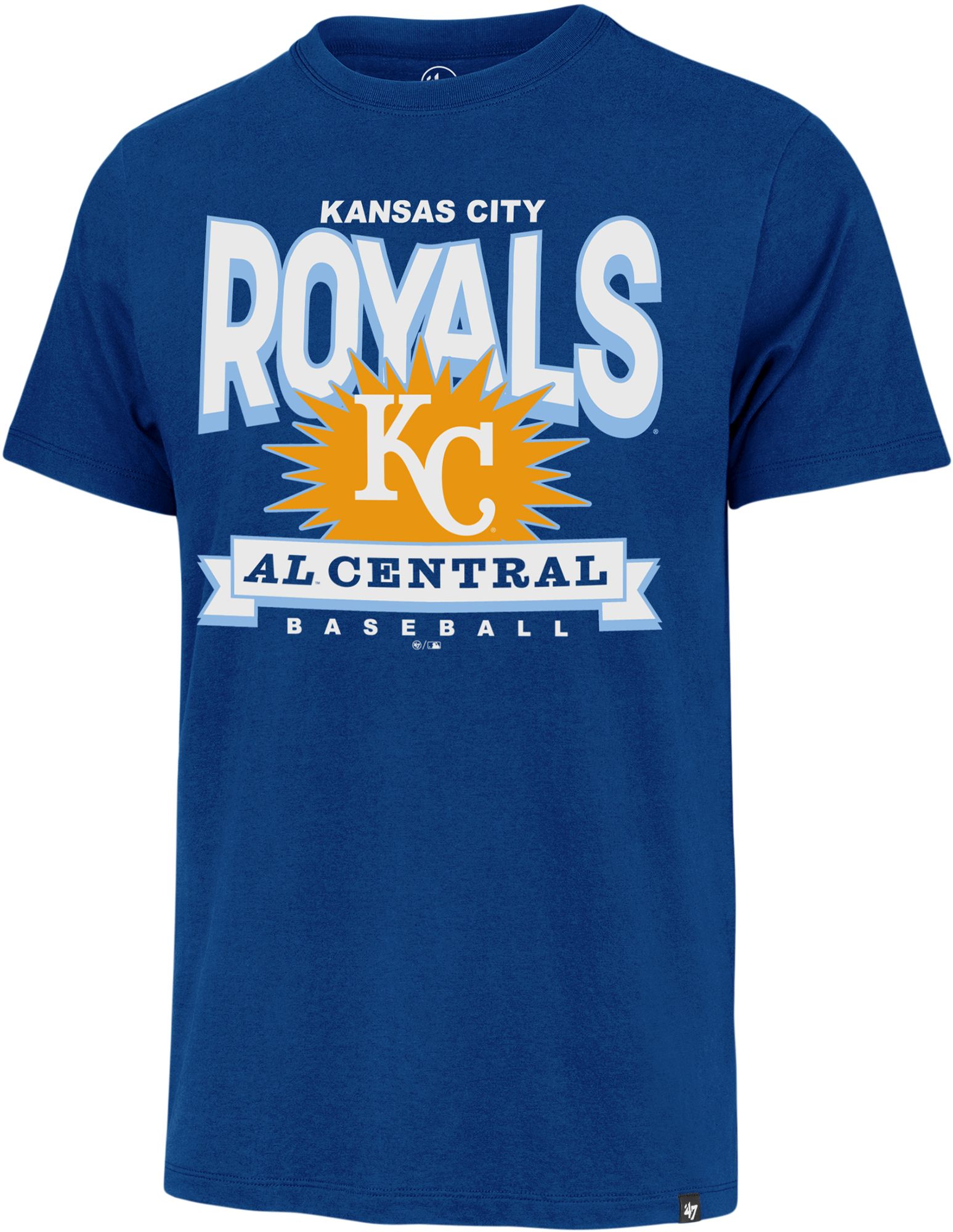 '47 Men's Kansas City Royals Blue Franklin Cooperstown T-Shirt