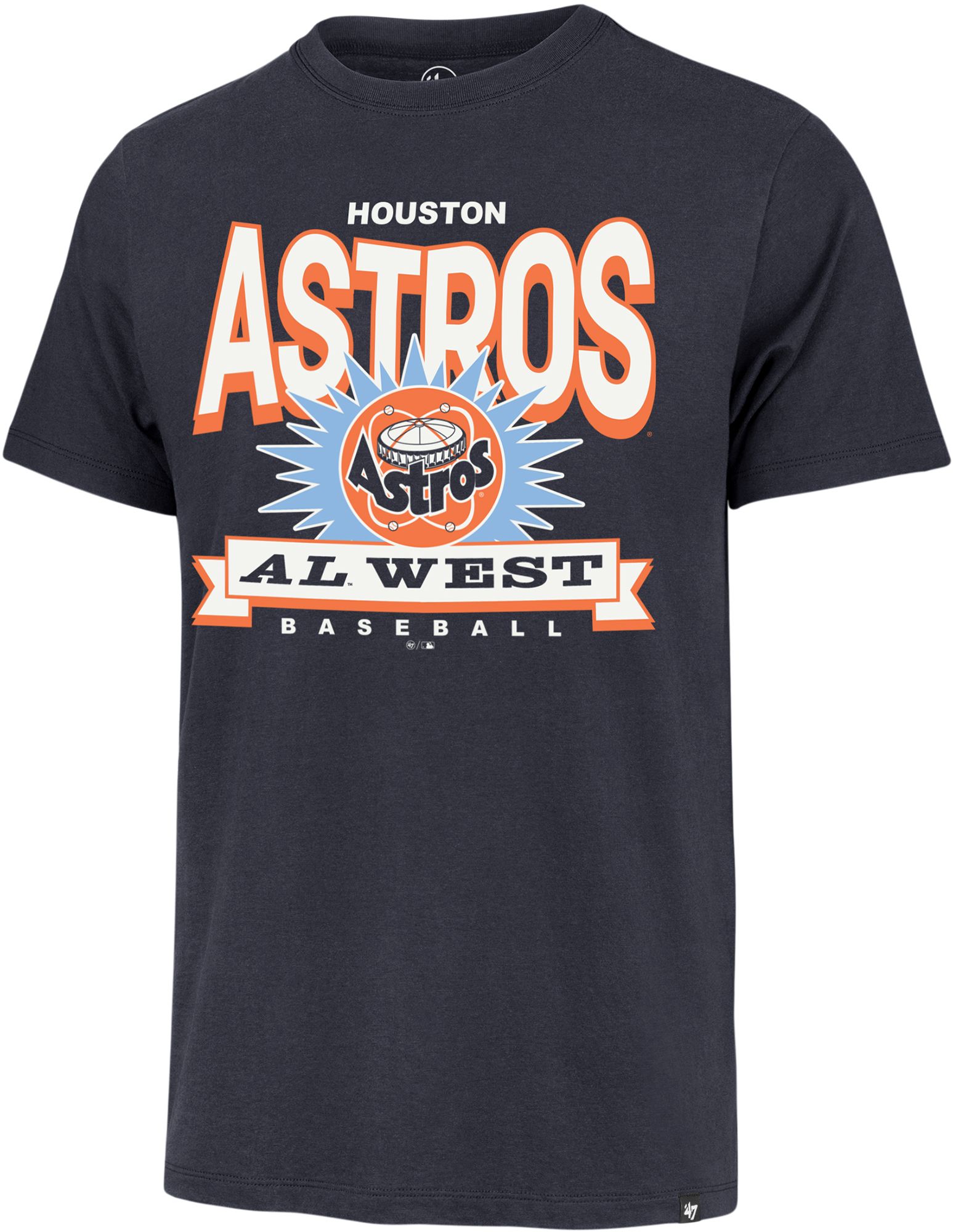 '47 Men's Houston Astros Blue Cooperstown Twelve Six Franklin T-Shirt