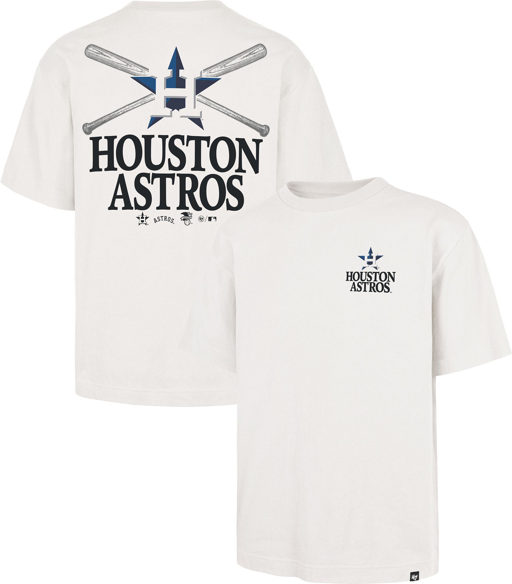 '47 Men's Houston Astros Sandstone Foundation T-Shirt