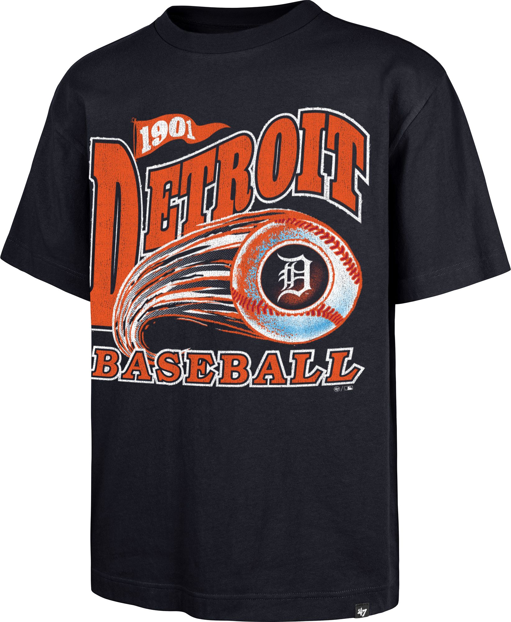 '47 Men's Detroit Tigers Navy Foundation T-Shirt