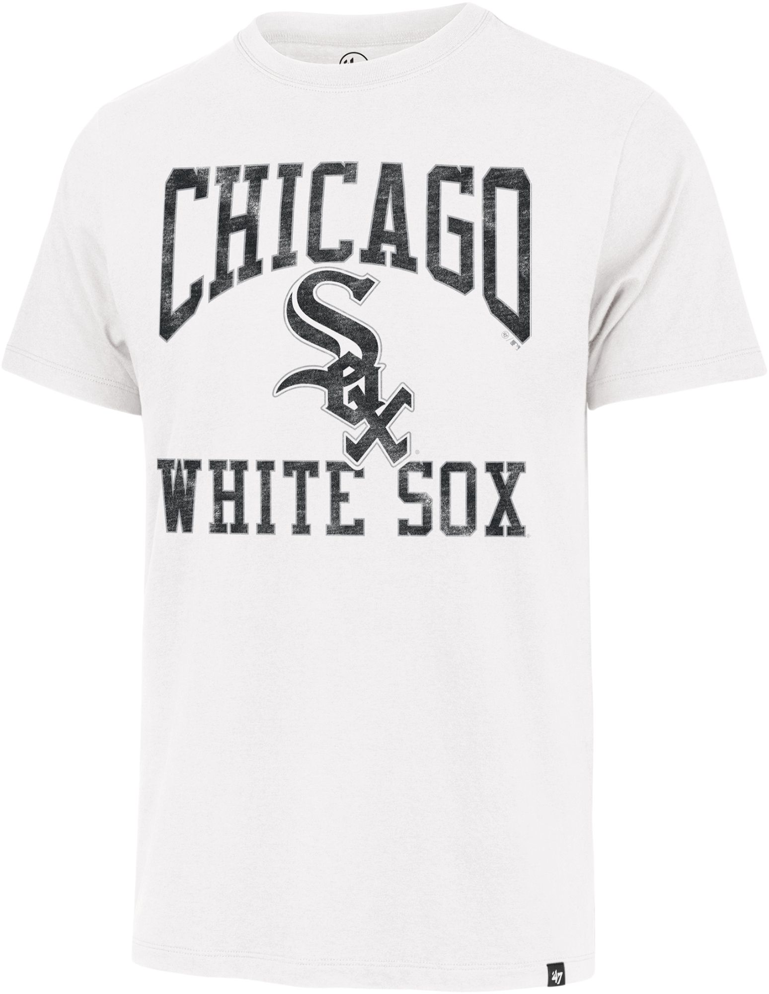 '47 Men's Chicago White Sox White Wash Big Ups Franklin T-Shirt