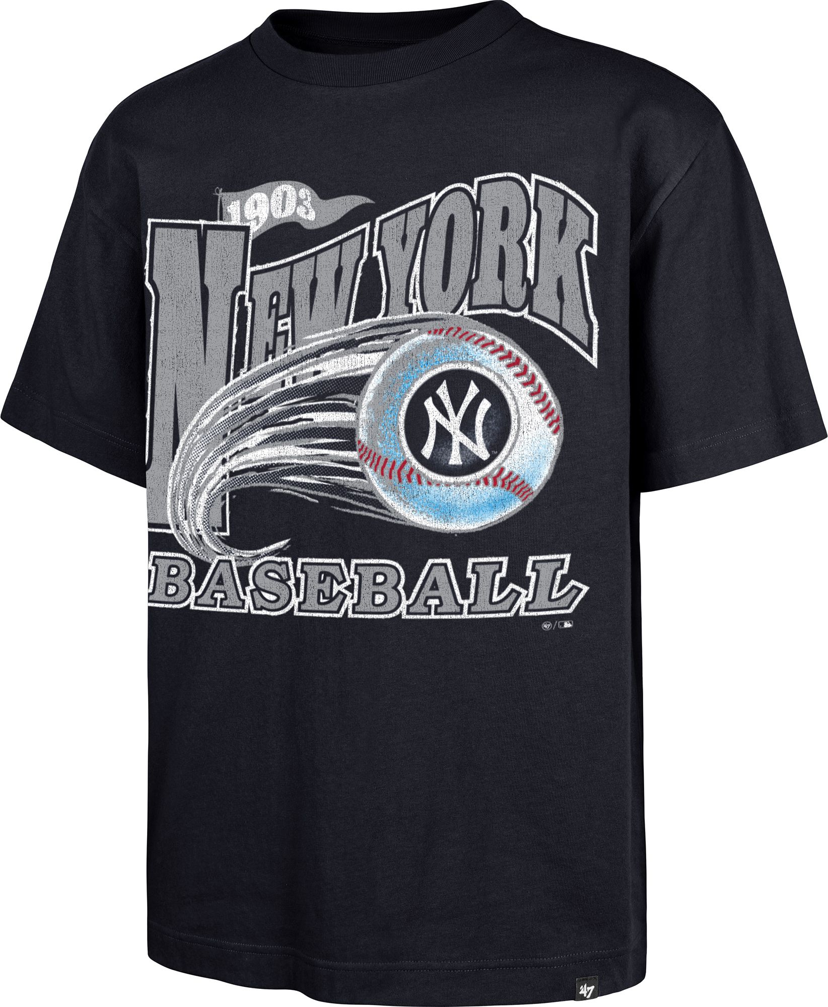 '47 Men's New York Yankees Navy Foundation T-Shirt