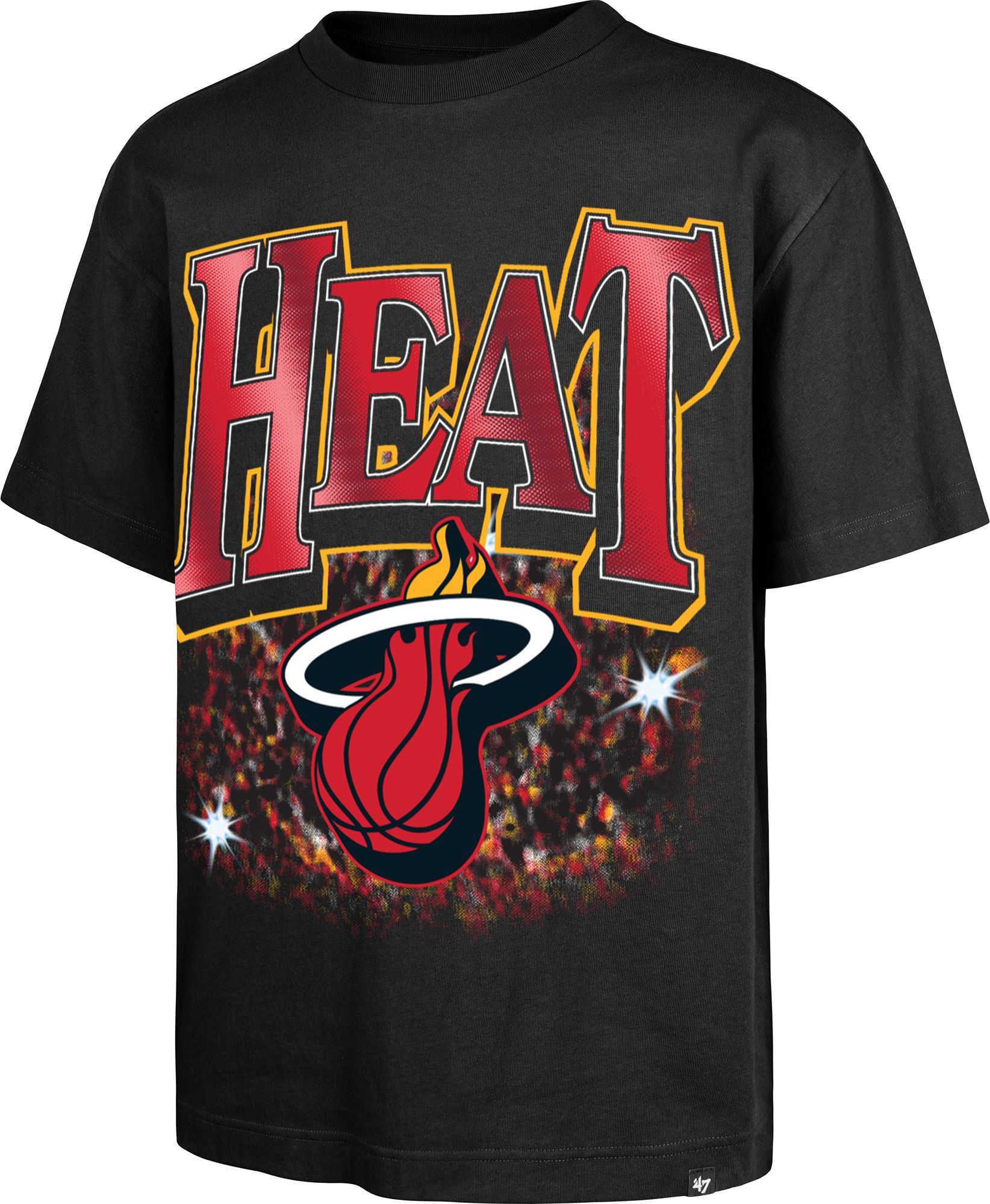 '47 Men's Miami Heat Black Everytime Foundation T-Shirt