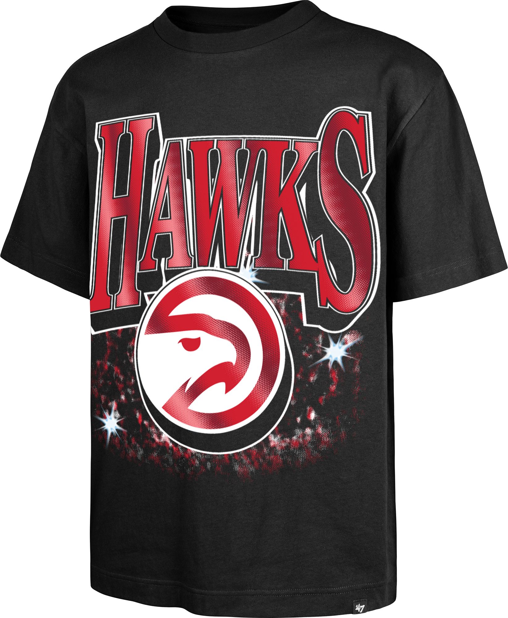 '47 Men's Atlanta Hawks Black Everytime Foundation T-Shirt