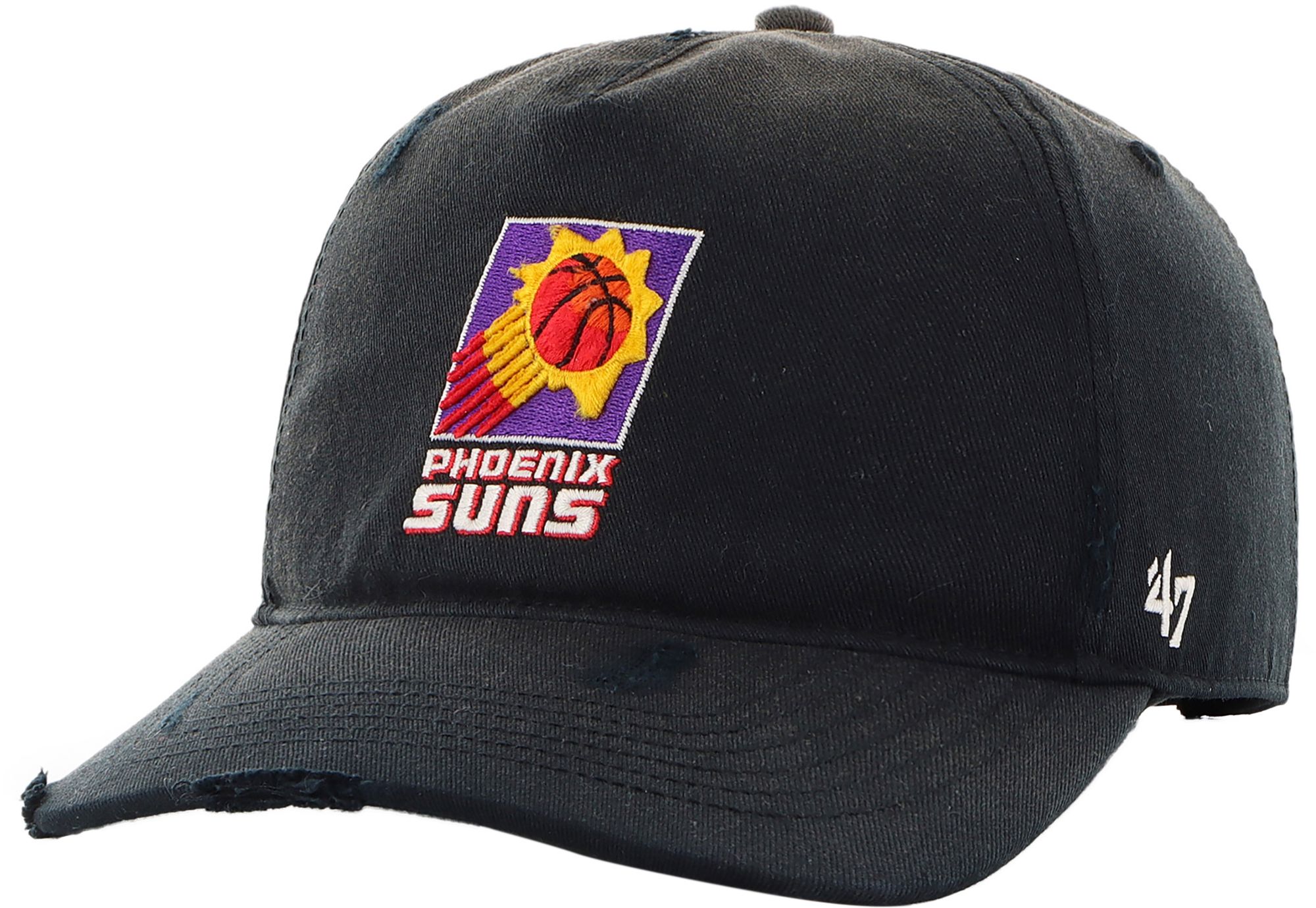 '47 Men's Phoenix Suns Black Statement Worn Adjustable Hitch Hat