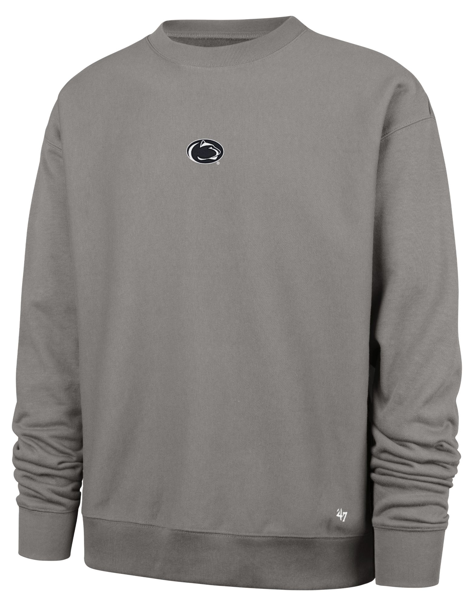 '47 Men's Penn State Nittany Lions Wolf Grey Offside Crew Pullover Sweatshirt