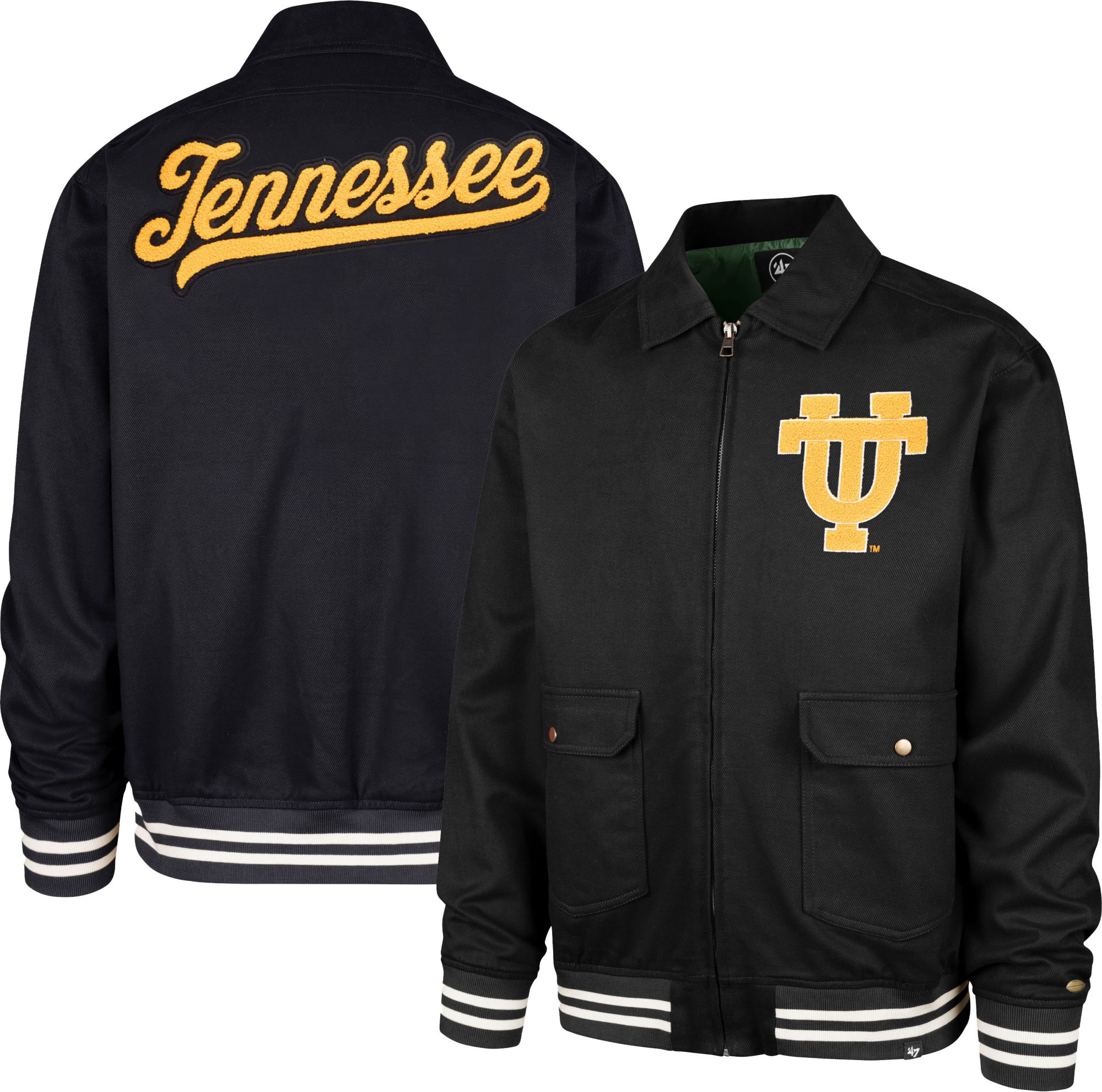 '47 Men's Tennessee Volunteers Black Haddey Full-Zip Jacket