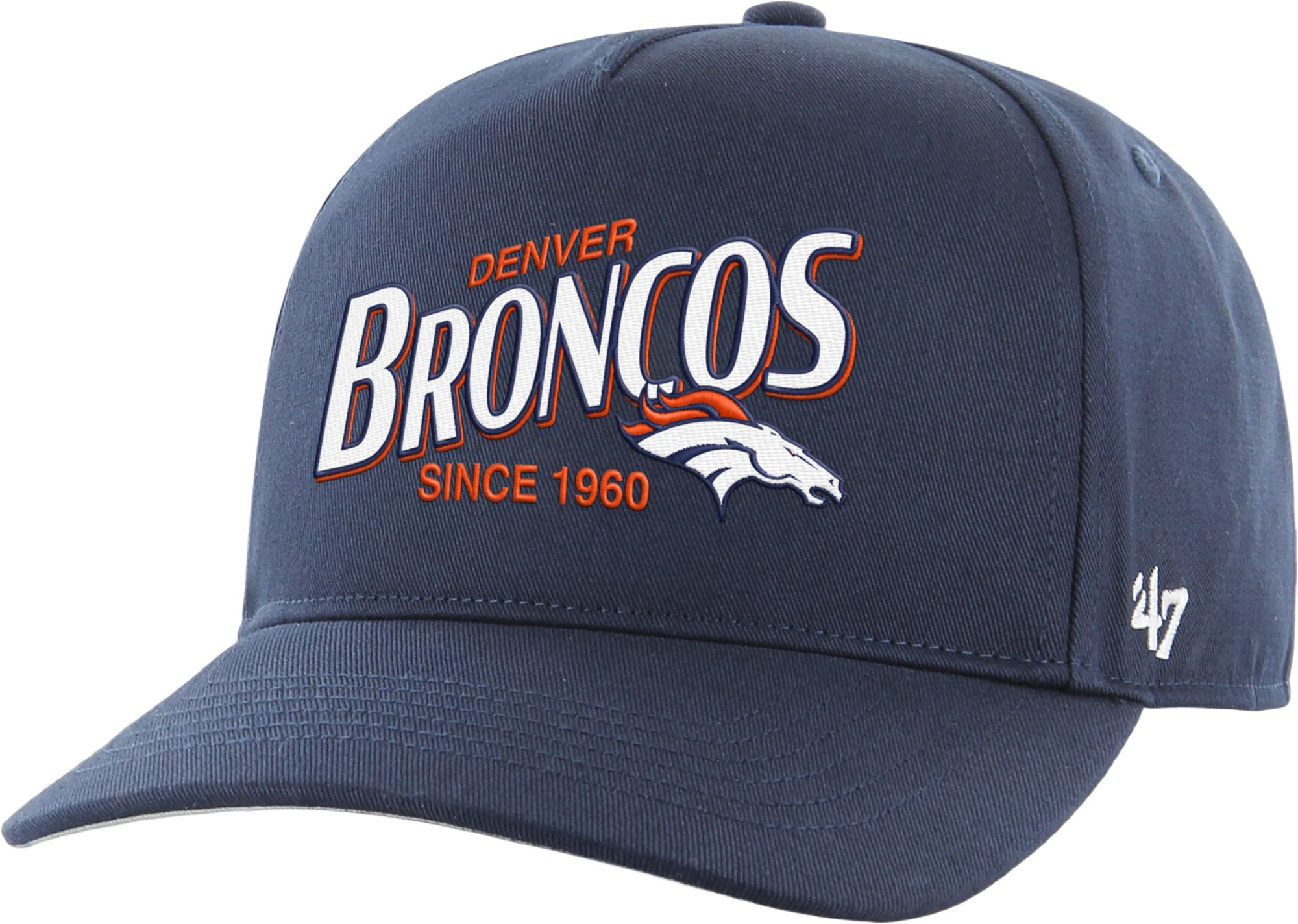'47 Men's Denver Broncos Navy Adjustable Hitch Hat