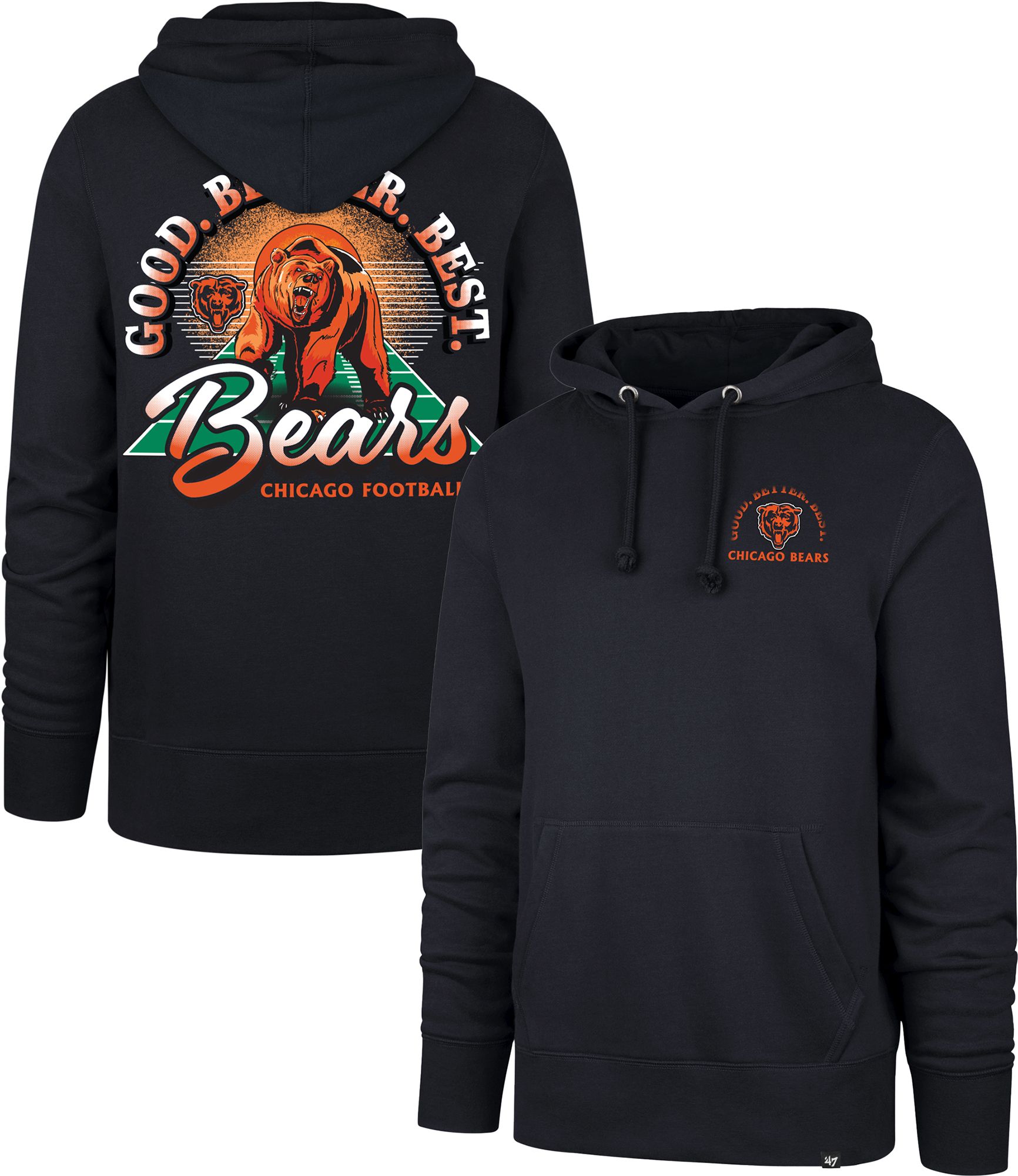 '47 Men's Chicago Bears Navy Good Better Best Hoodie