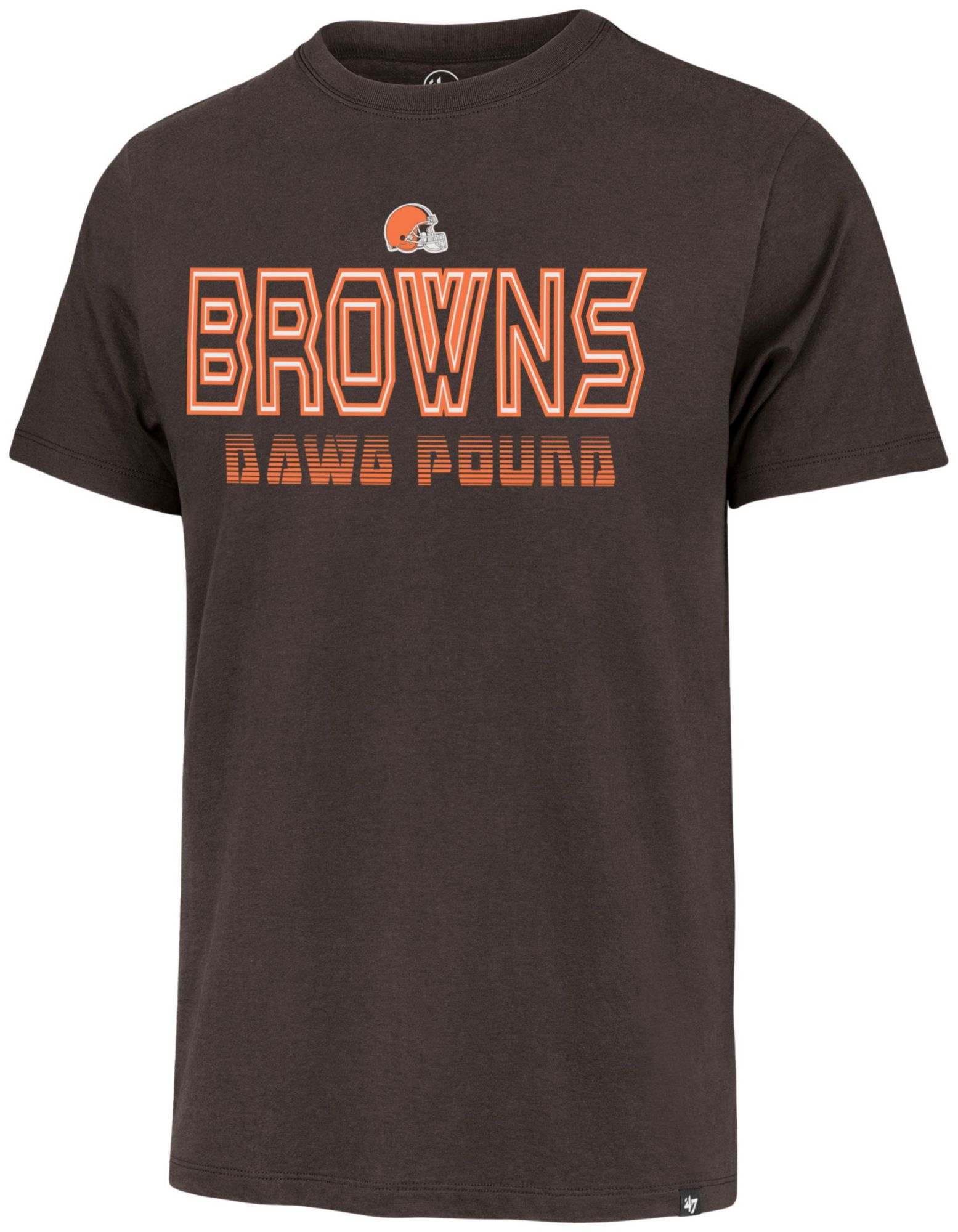 '47 Men's Cleveland Browns Brown Byline Franklin T-Shirt