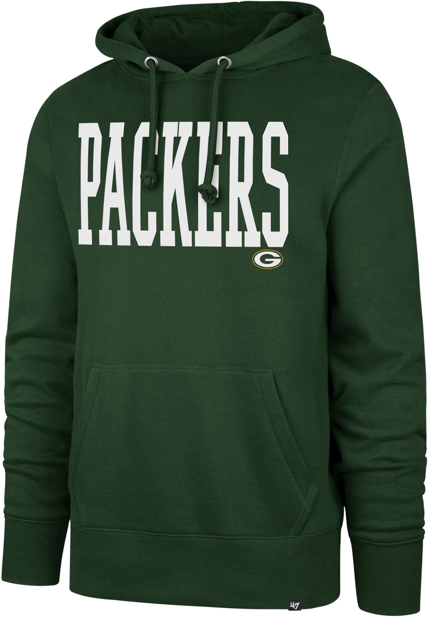 '47 Men's Green Bay Packers Green Dime Headline Hoodie
