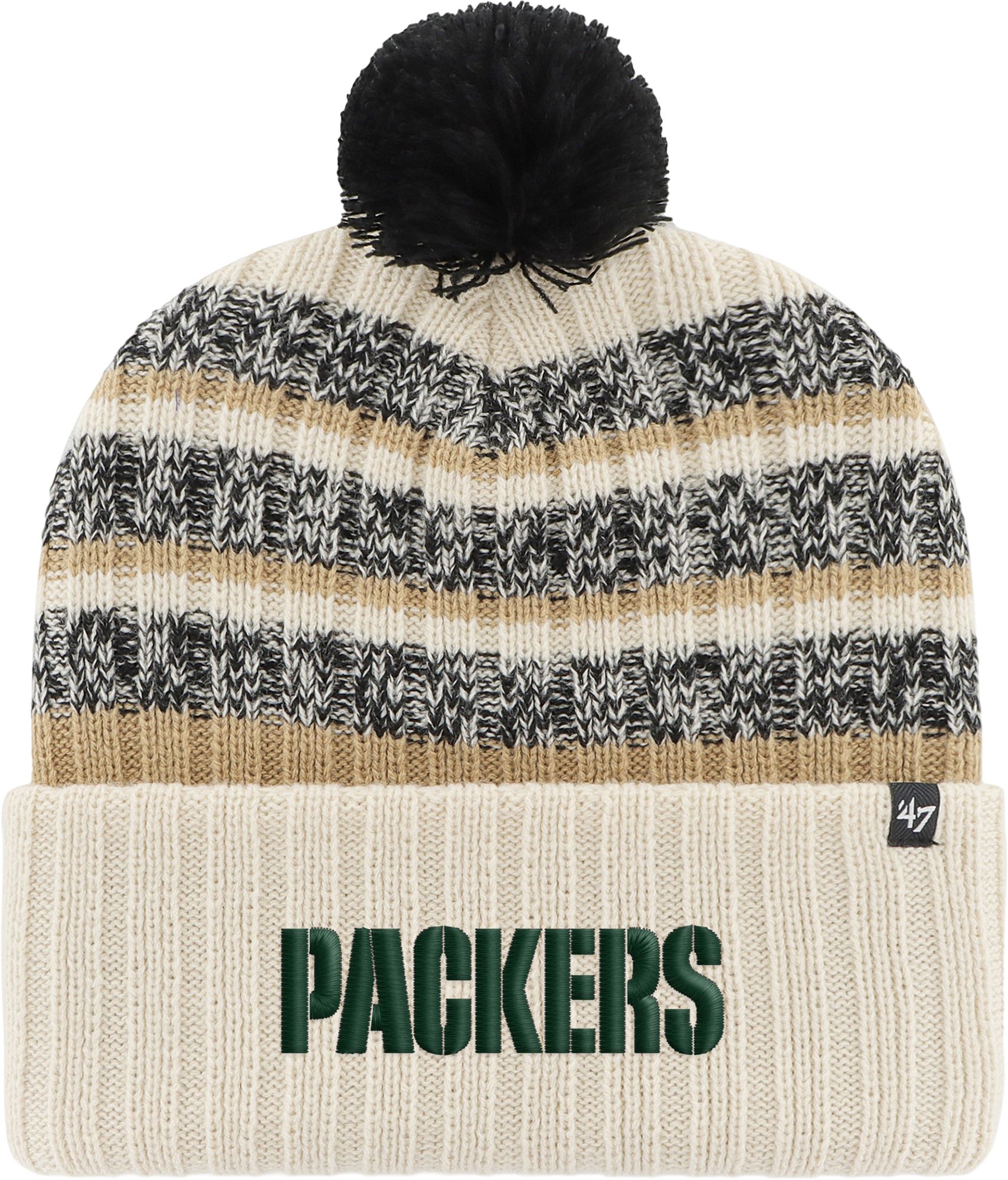'47 Men's Green Bay Packers Natural Tavern Knit Hat