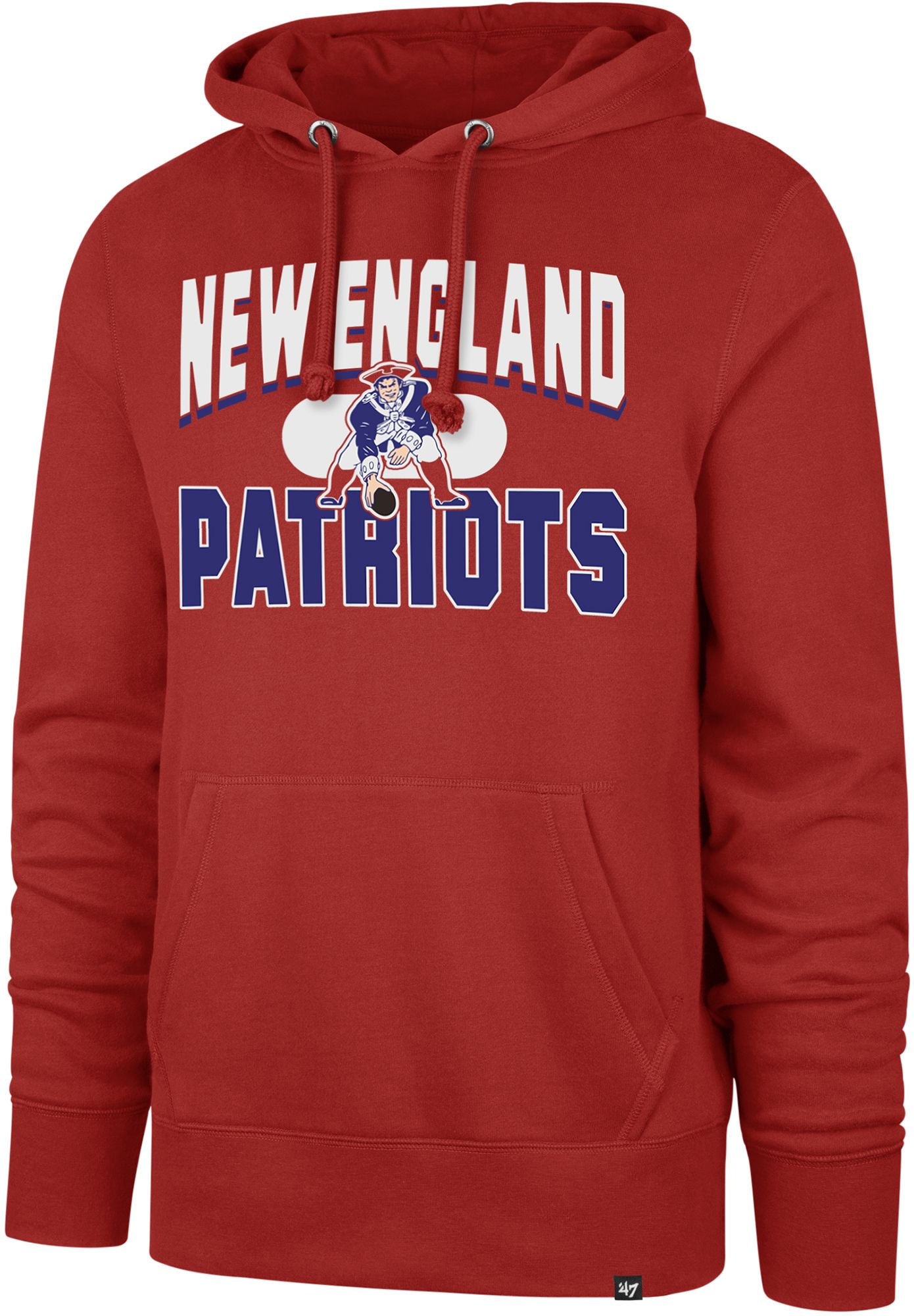'47 Men's New England Patriots Red Counterstrike Hoodie