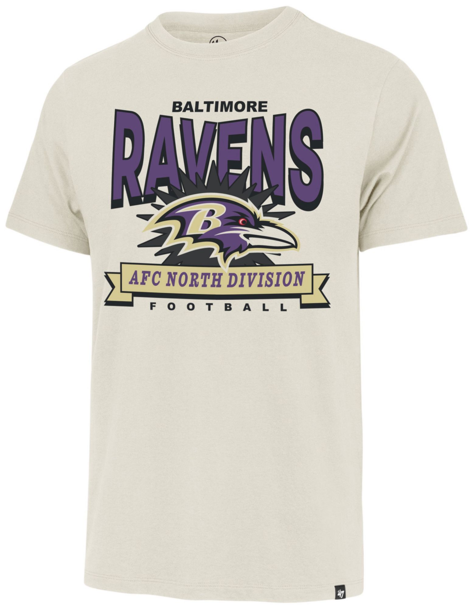 '47 Men's Baltimore Ravens Dune Twelve Six Franklin T-Shirt