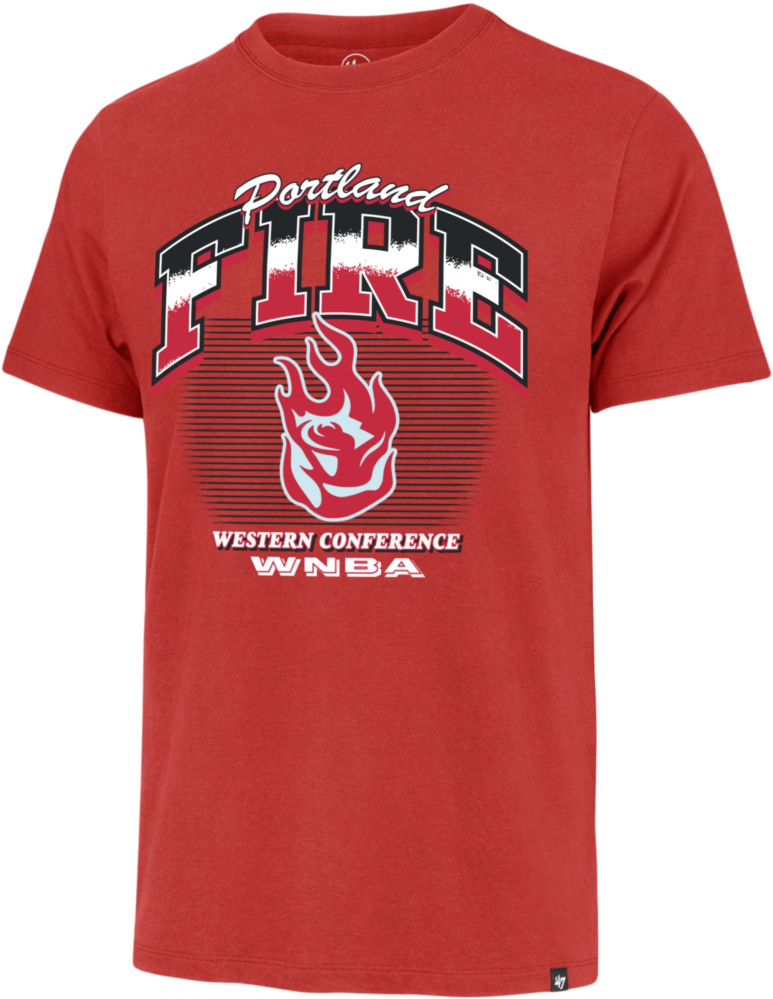 '47 Men's Portland Fire Red Pick and Roll Franklin T-Shirt