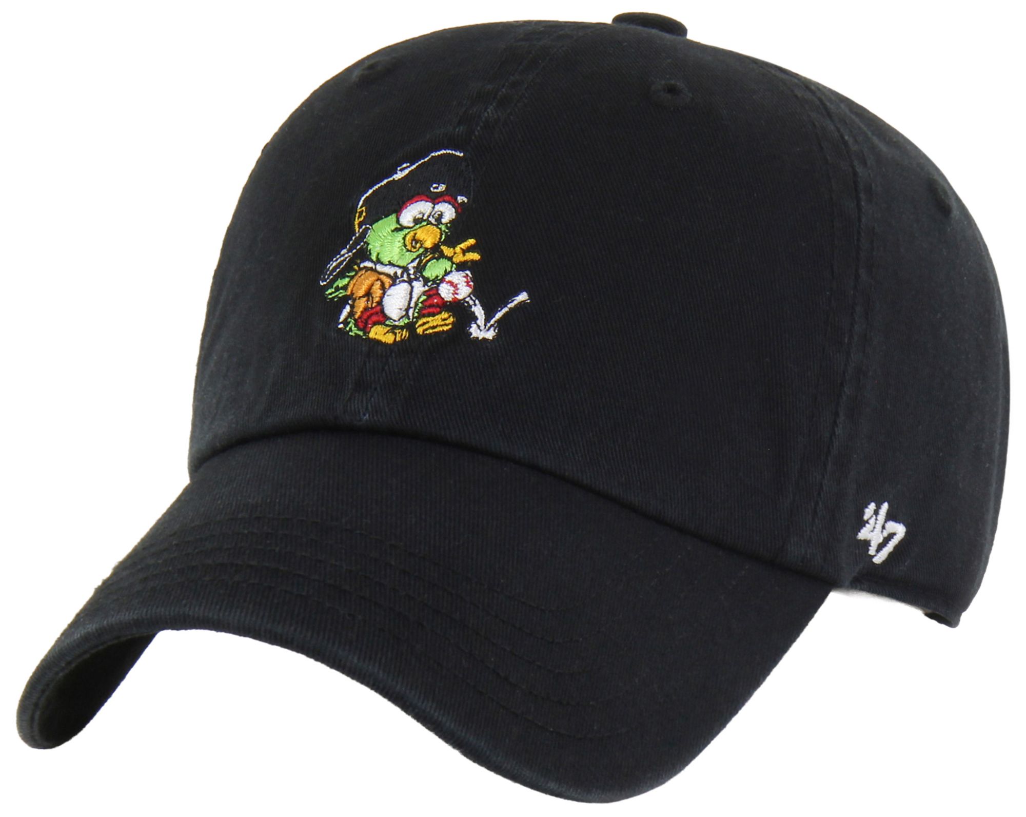 '47 Toddler Pittsburgh Pirates Black Mascot Clean Up Adjustable Hat