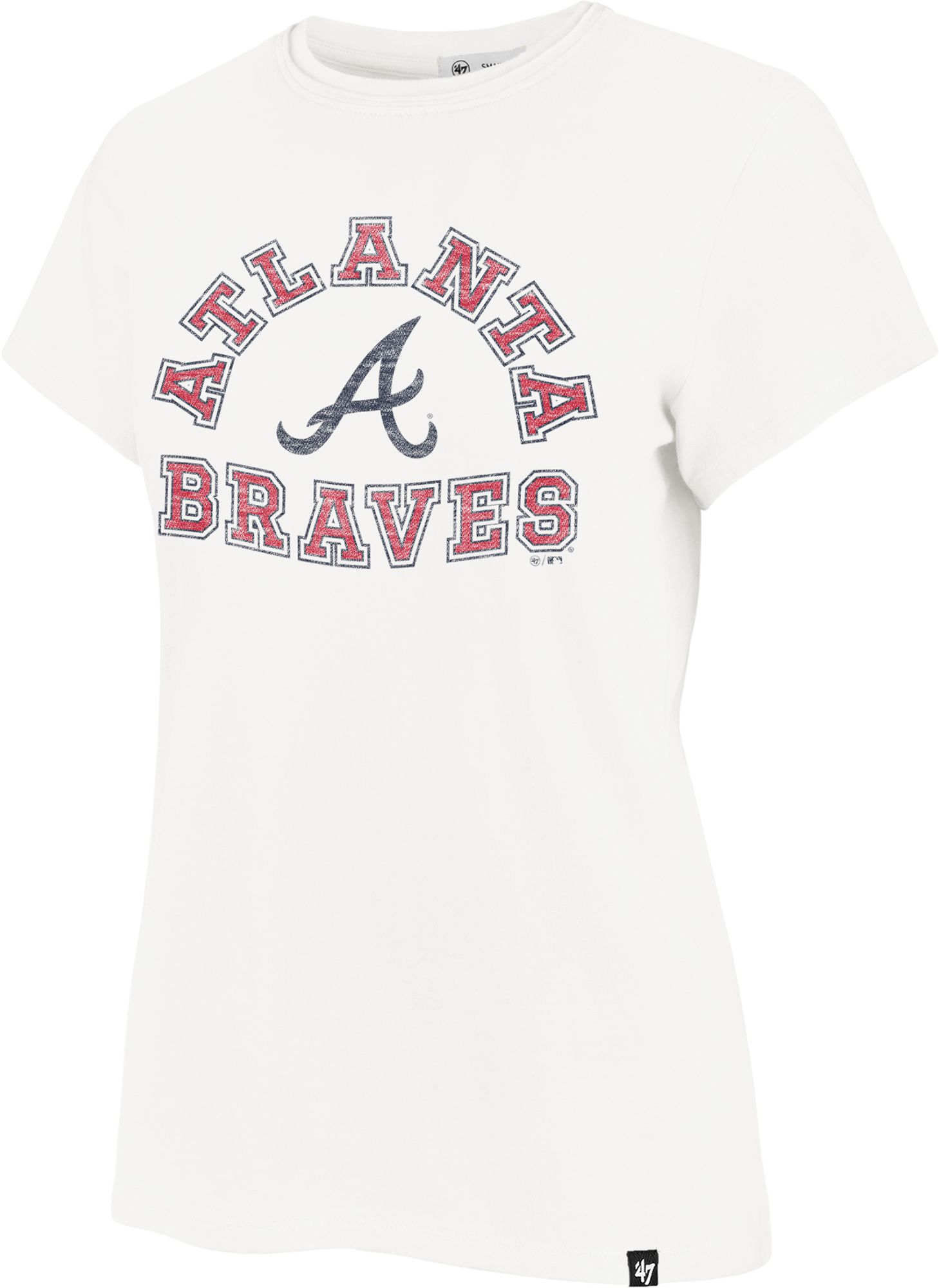'47 Women's Atlanta Braves Cream Frankie T-Shirt