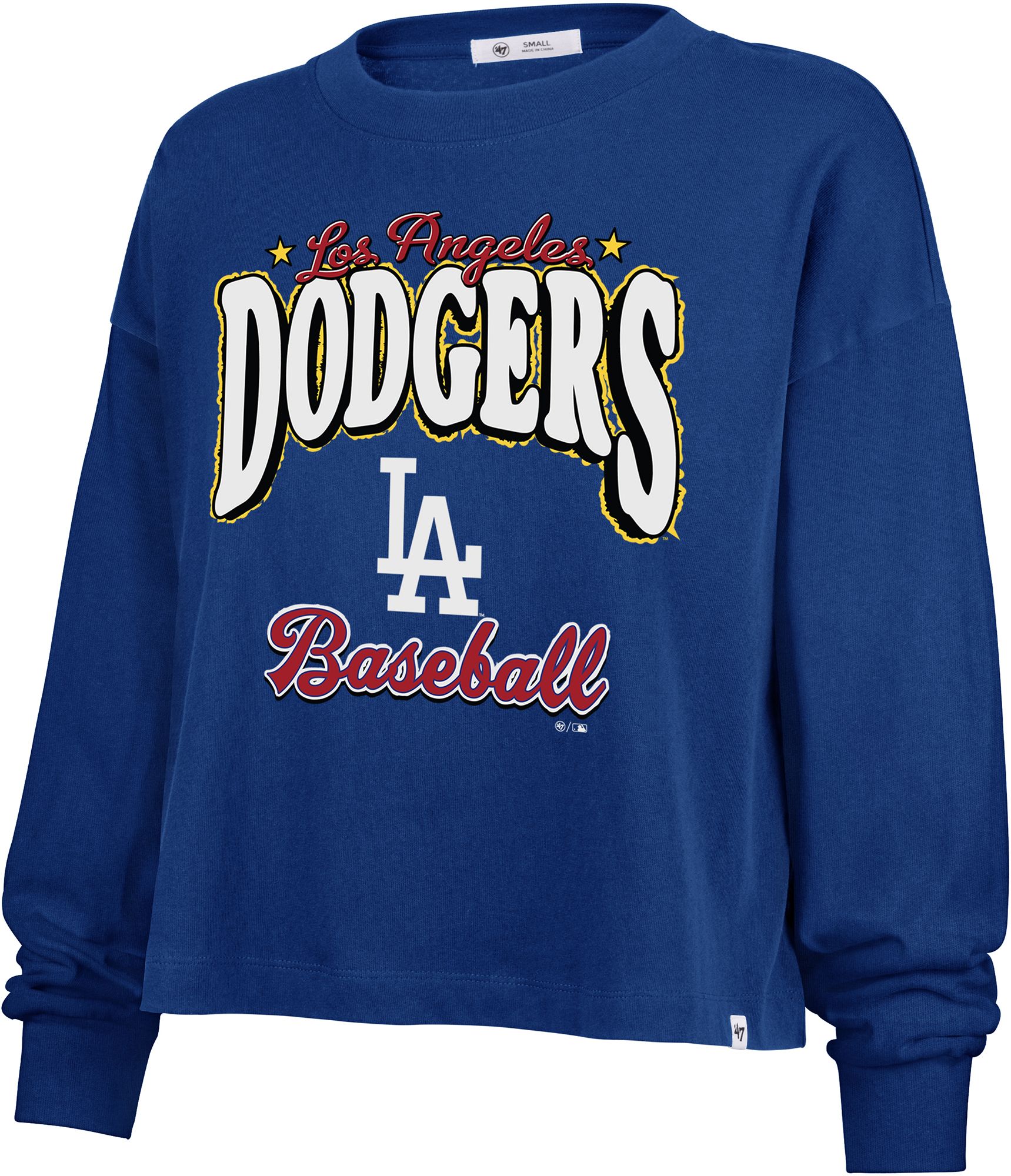 '47 Women's Los Angeles Dodgers Blue Sydney Vibe Long Sleeve Shirt