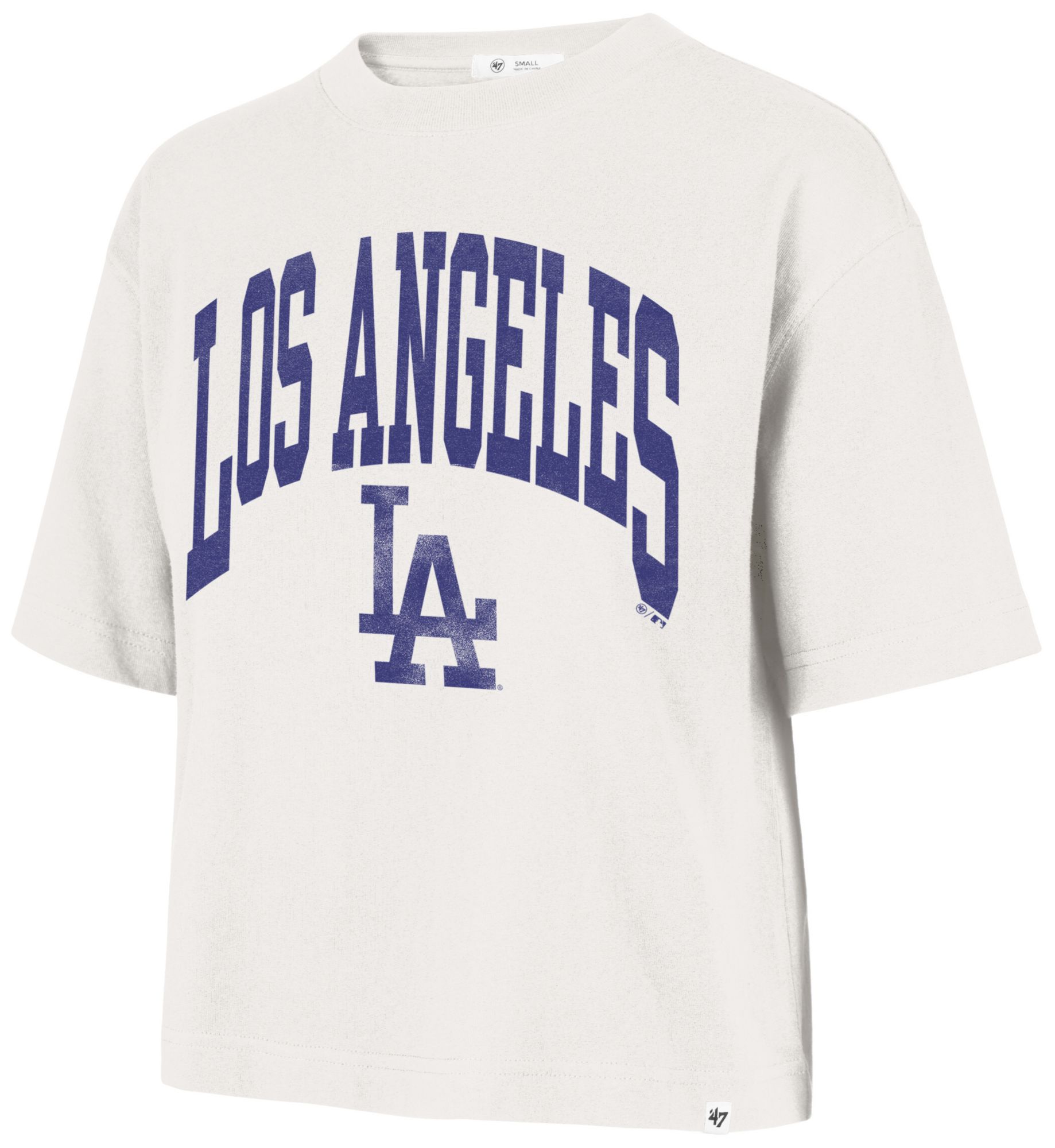 '47 Women's Los Angeles Dodgers Cream Reed City T-Shirt