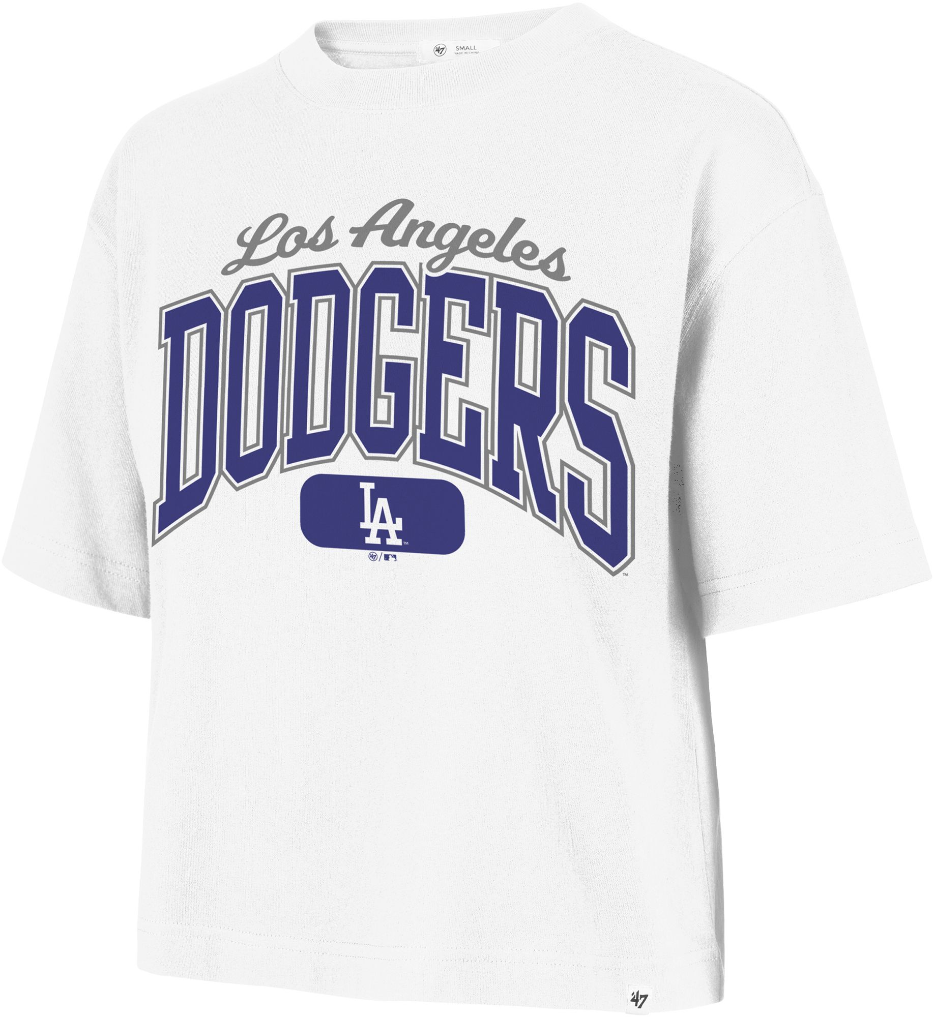 '47 Women's Los Angeles Dodgers White Reed City Rally T-Shirt