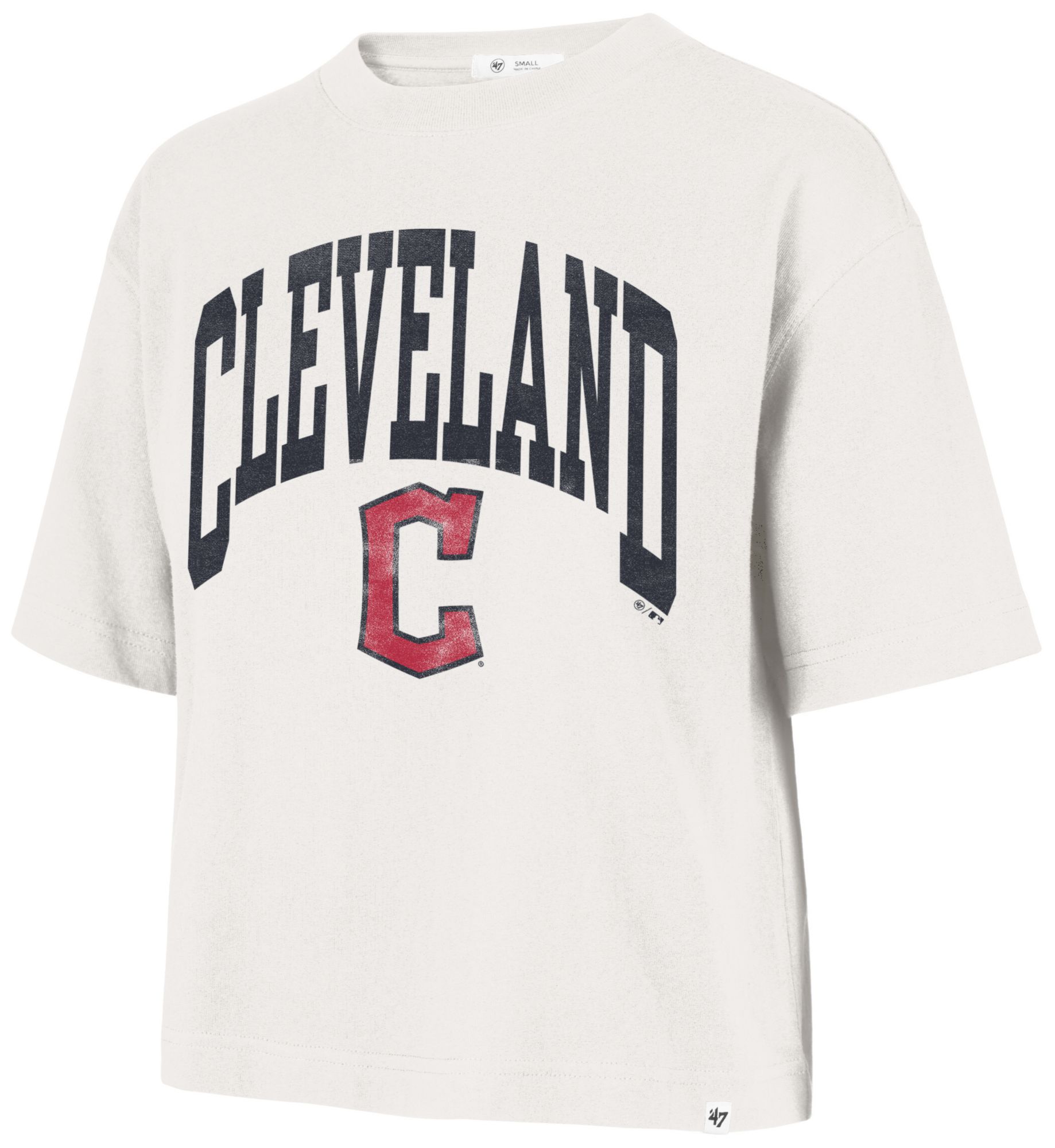 '47 Women's Cleveland Guardians Cream Reed City T-Shirt
