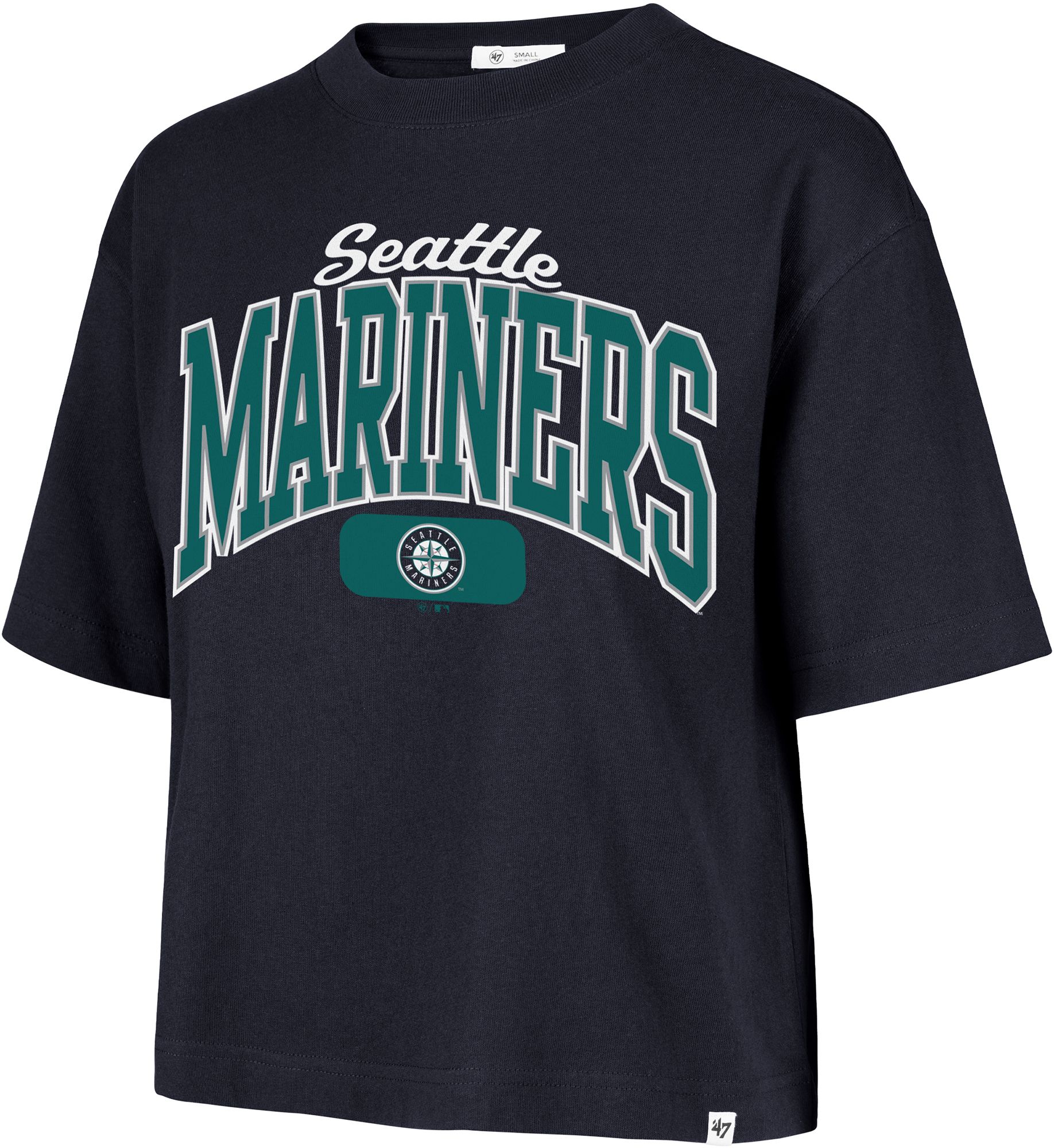 '47 Women's Seattle Mariners Navy Reed City Rally T-Shirt