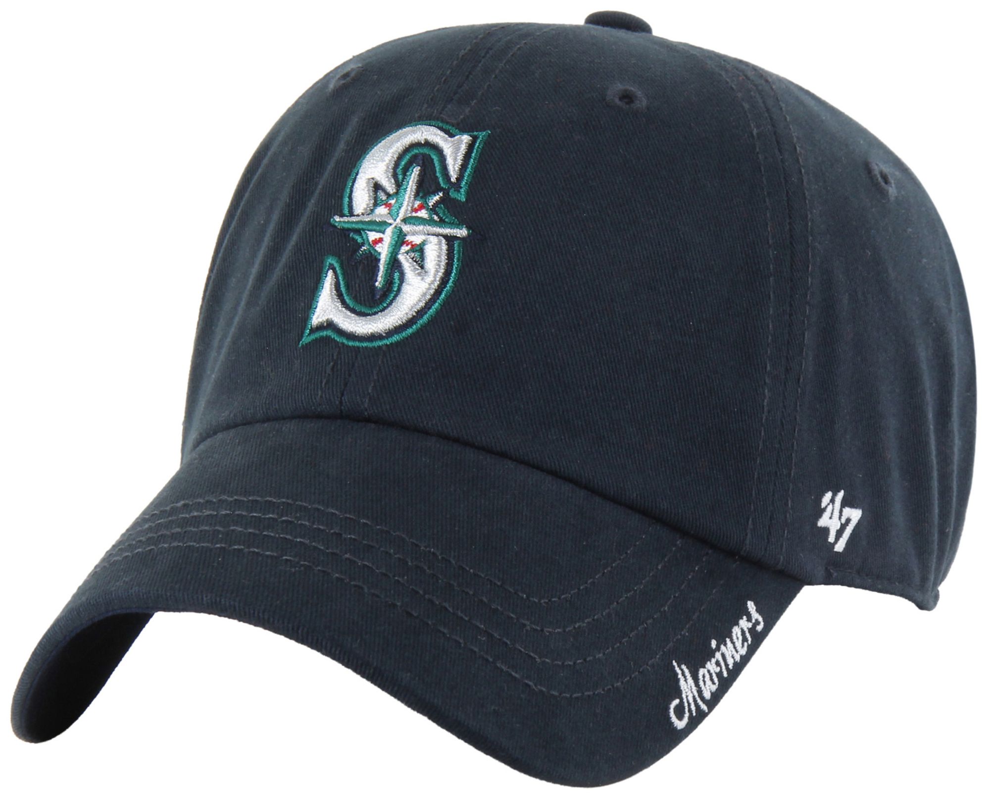 '47 Women's Seattle Mariners Navy Miata Clean Up Adjustable Hat
