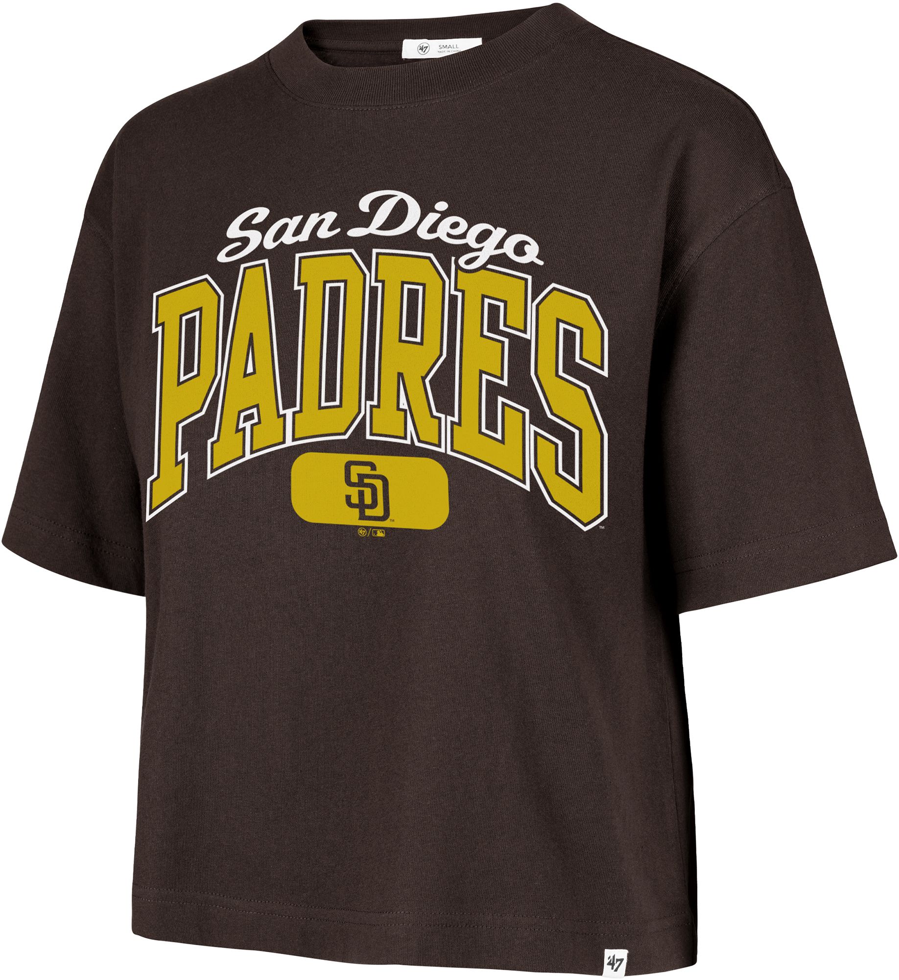 '47 Women's San Diego Padres Brown Reed City Rally T-Shirt