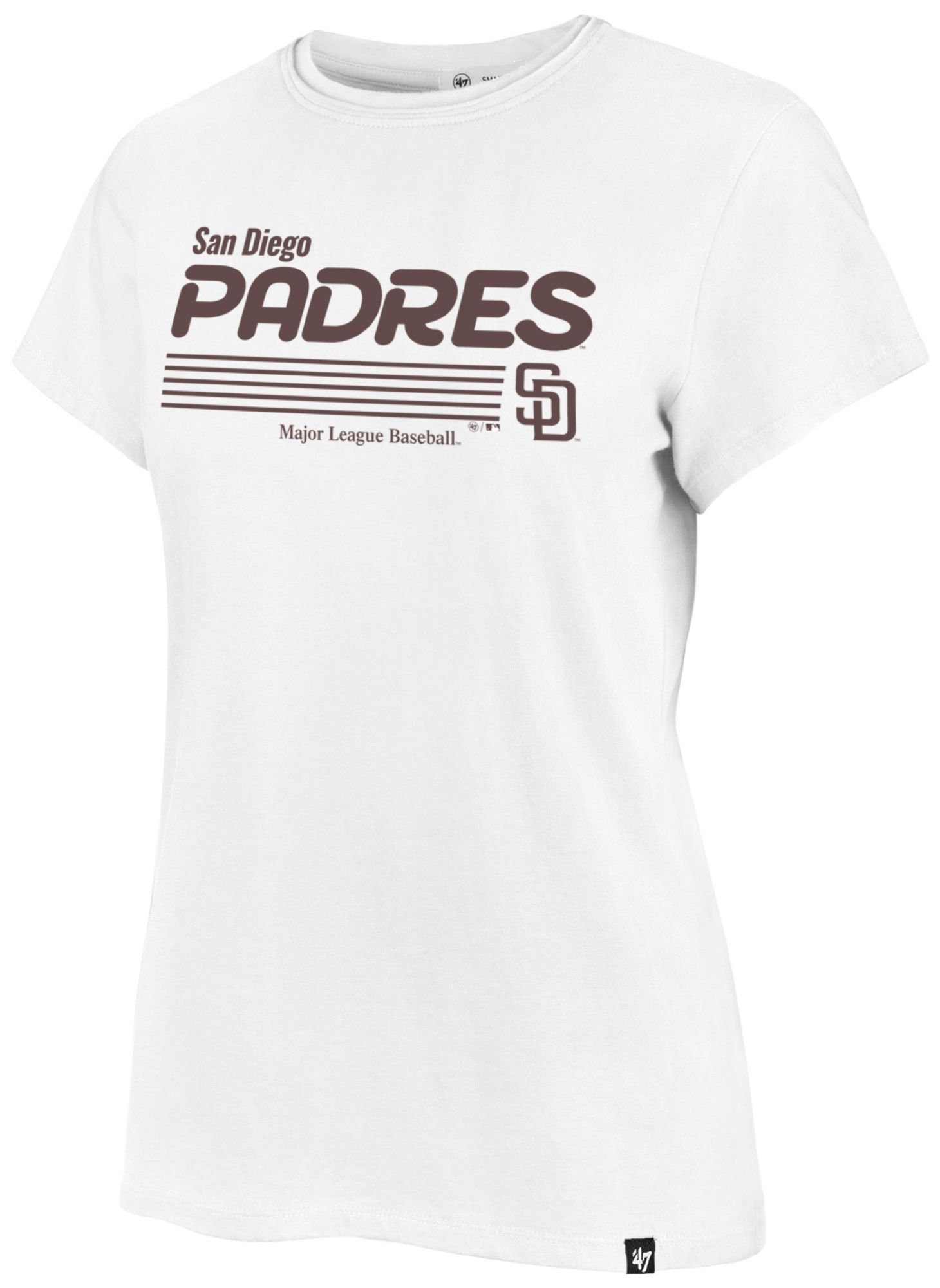 '47 Women's San Diego Padres White Frankie Harmonize T-Shirt