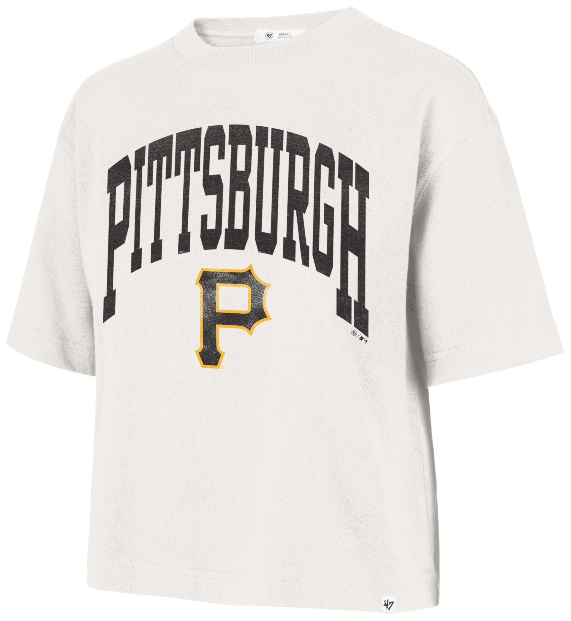 '47 Women's Pittsburgh Pirates Cream Reed City T-Shirt