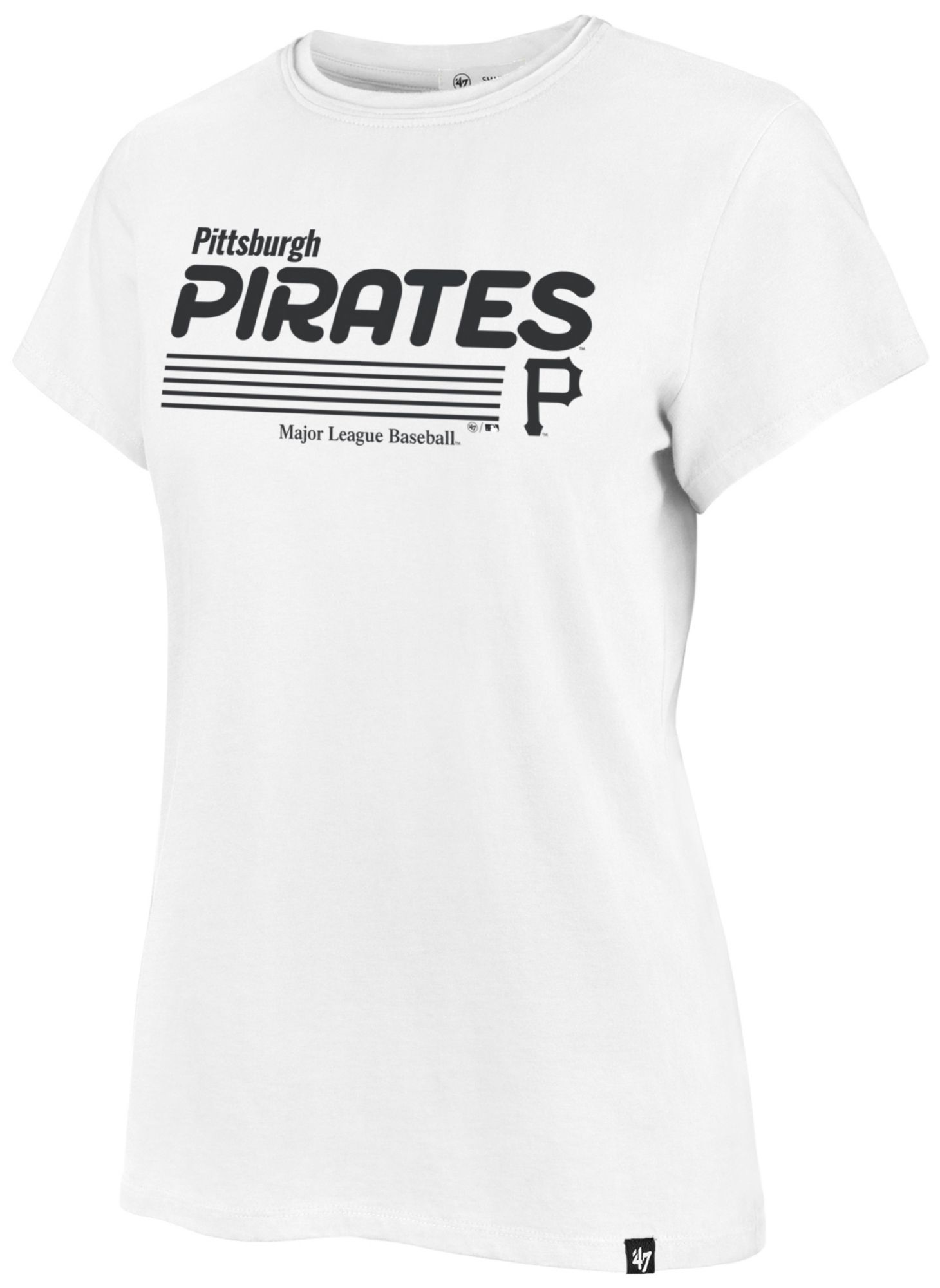 '47 Women's Pittsburgh Pirates White Frankie Harmonize T-Shirt