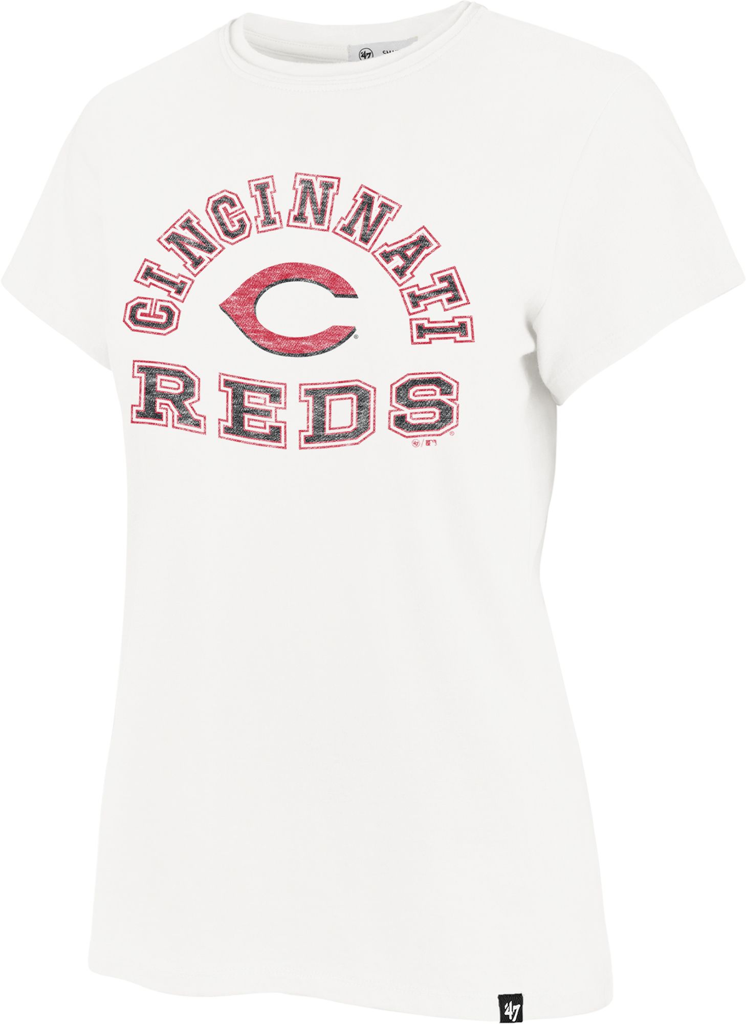 '47 Women's Cincinnati Reds Cream Frankie T-Shirt