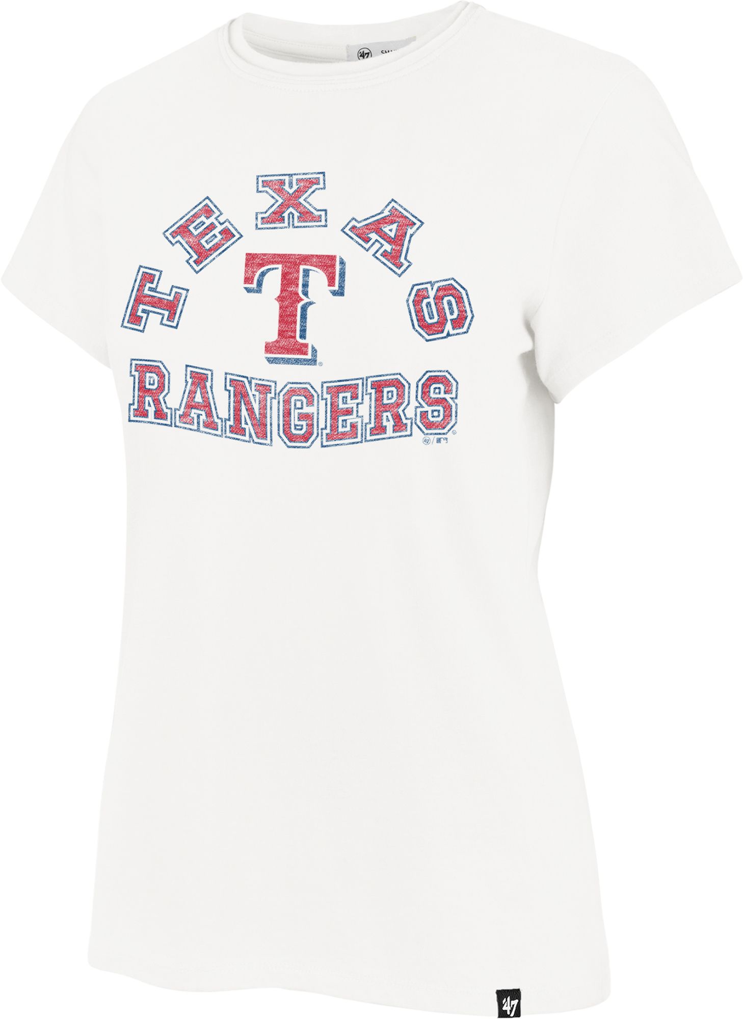 '47 Women's Texas Rangers Cream Frankie T-Shirt
