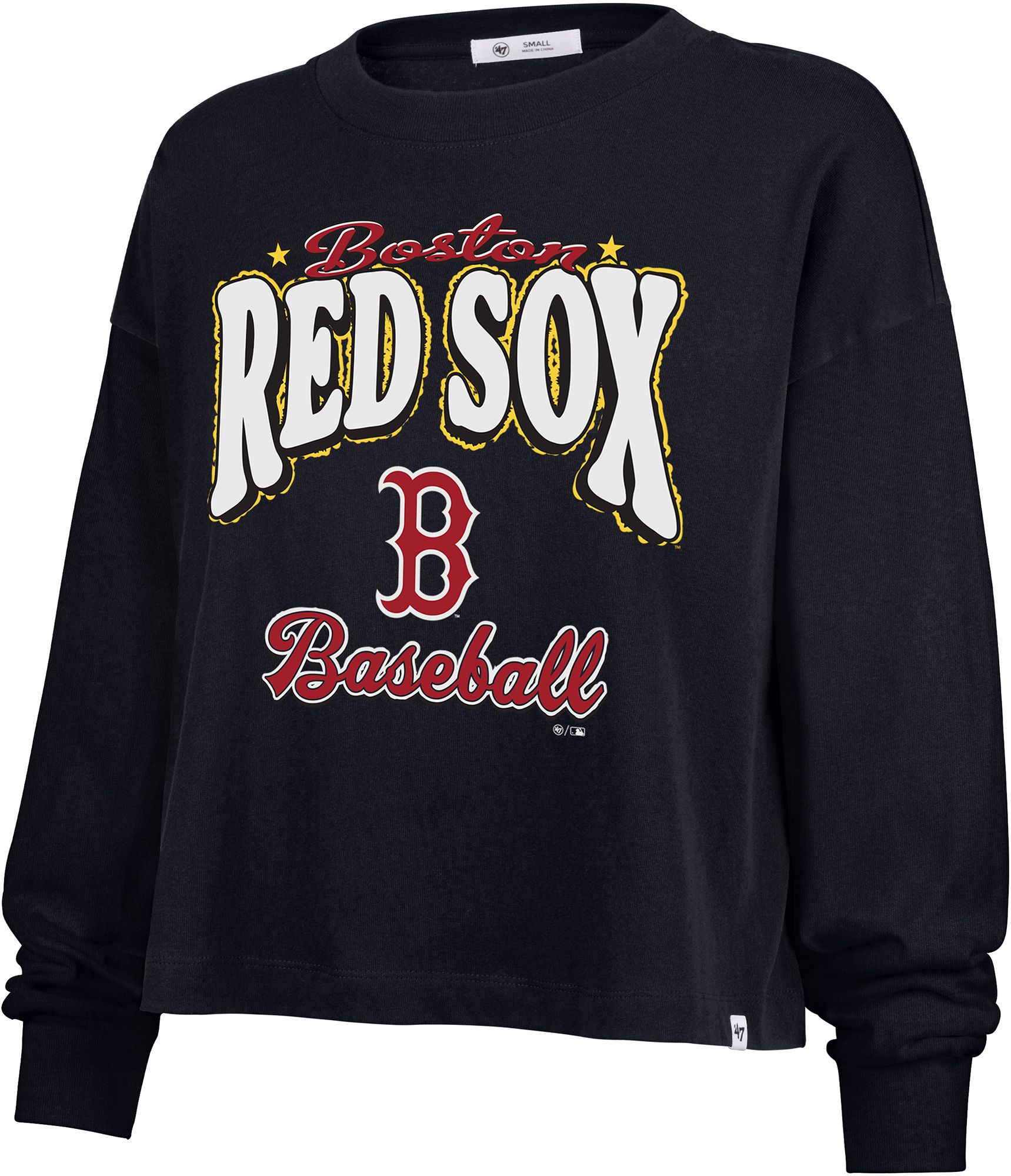 '47 Women's Boston Red Sox Navy Sydney Vibe Long Sleeve Shirt